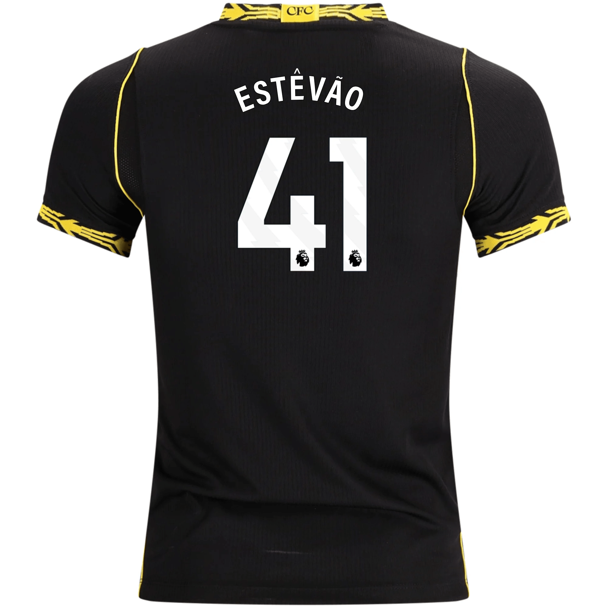 Nike Youth Chelsea Estêvão Willian Away Jersey 26/27 (Black/Gold)