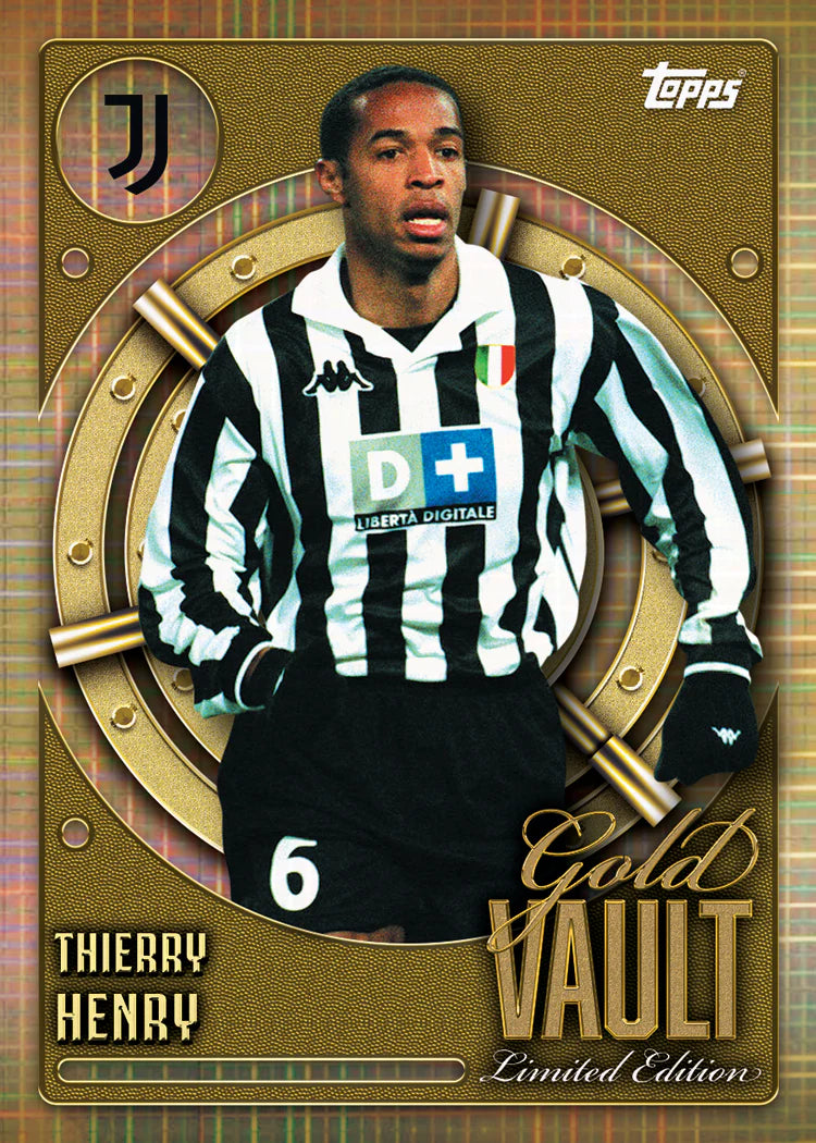 Topps Juventus 25/26 Collectors Tin Set Trading Cards (Black/White)