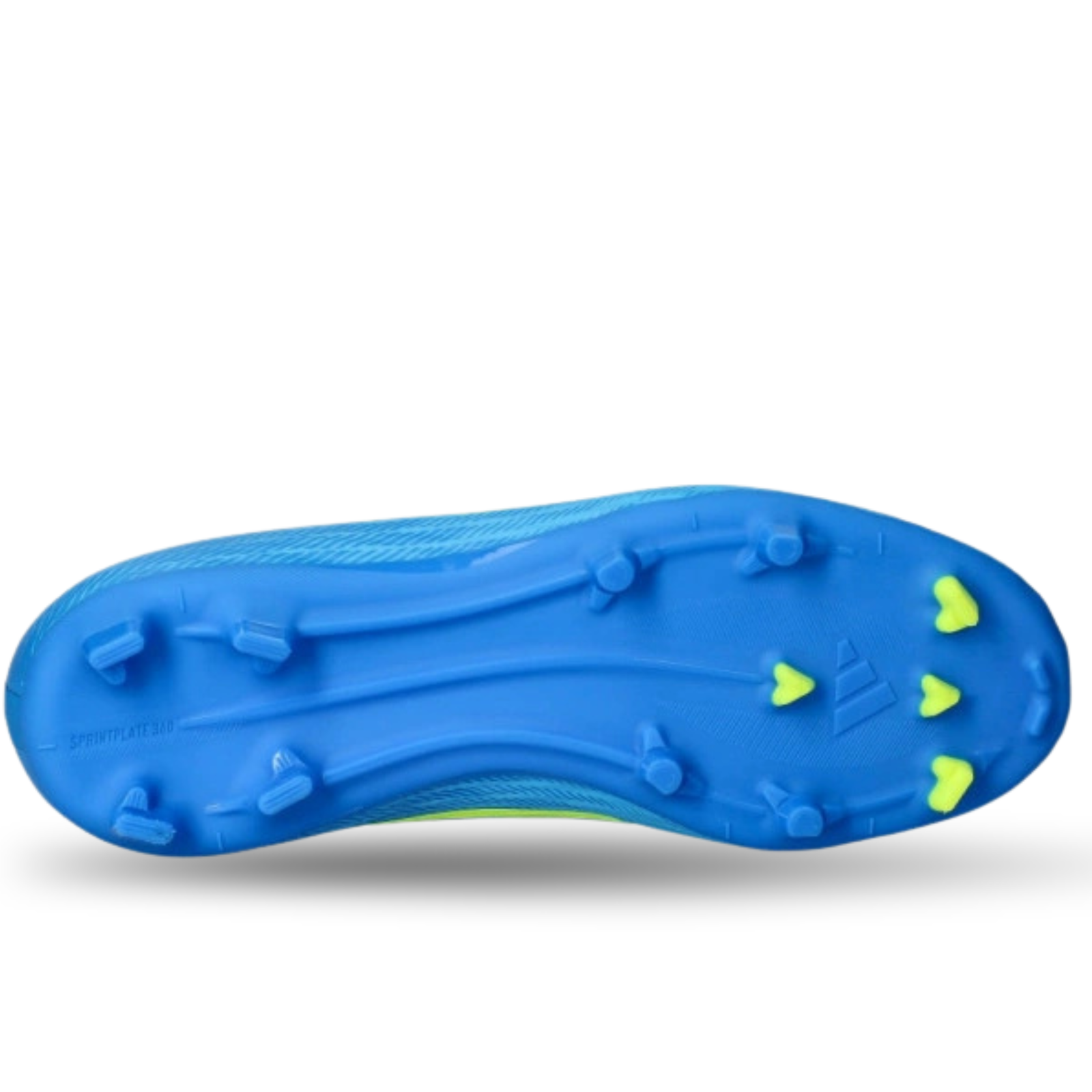 adidas Jr. F50 League FG/MG Soccer Cleats (Blue/Solar Yellow)