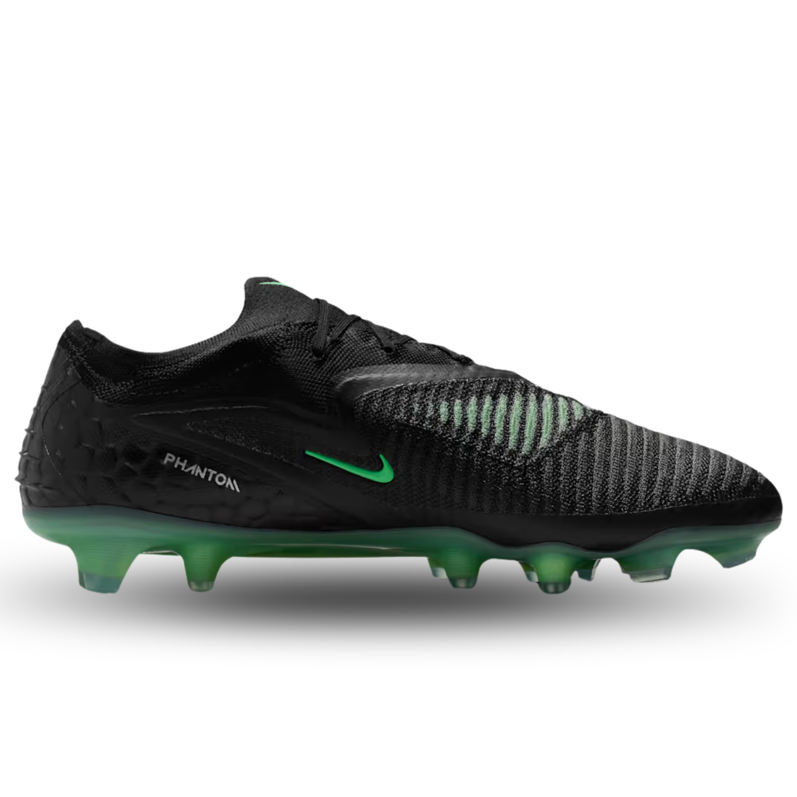 Nike Phantom 6 Low Elite FG Soccer Cleats (Black/Illusion Green)