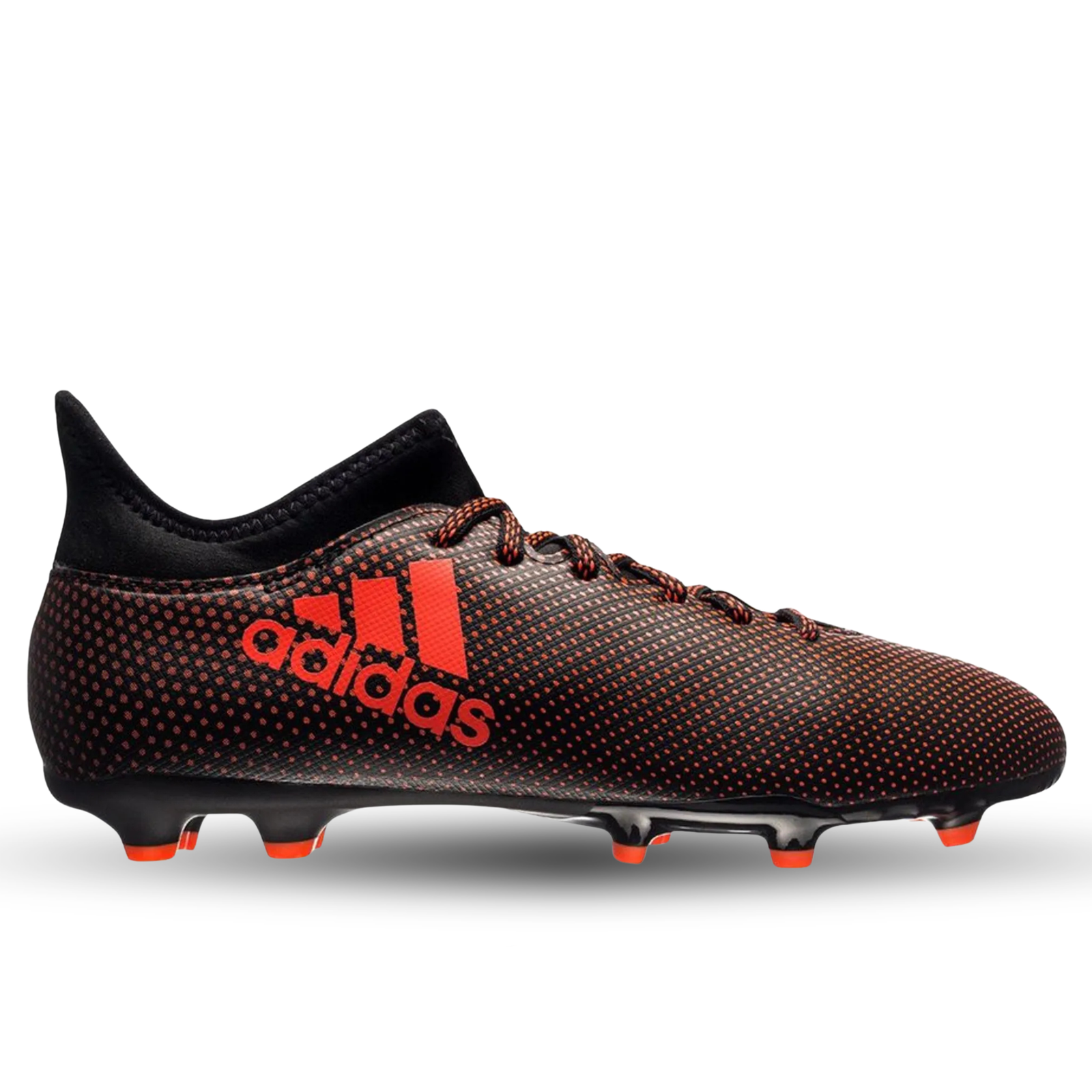 adidas Jr. X 17.3 FG Soccer Cleats (Black/Solar Red)