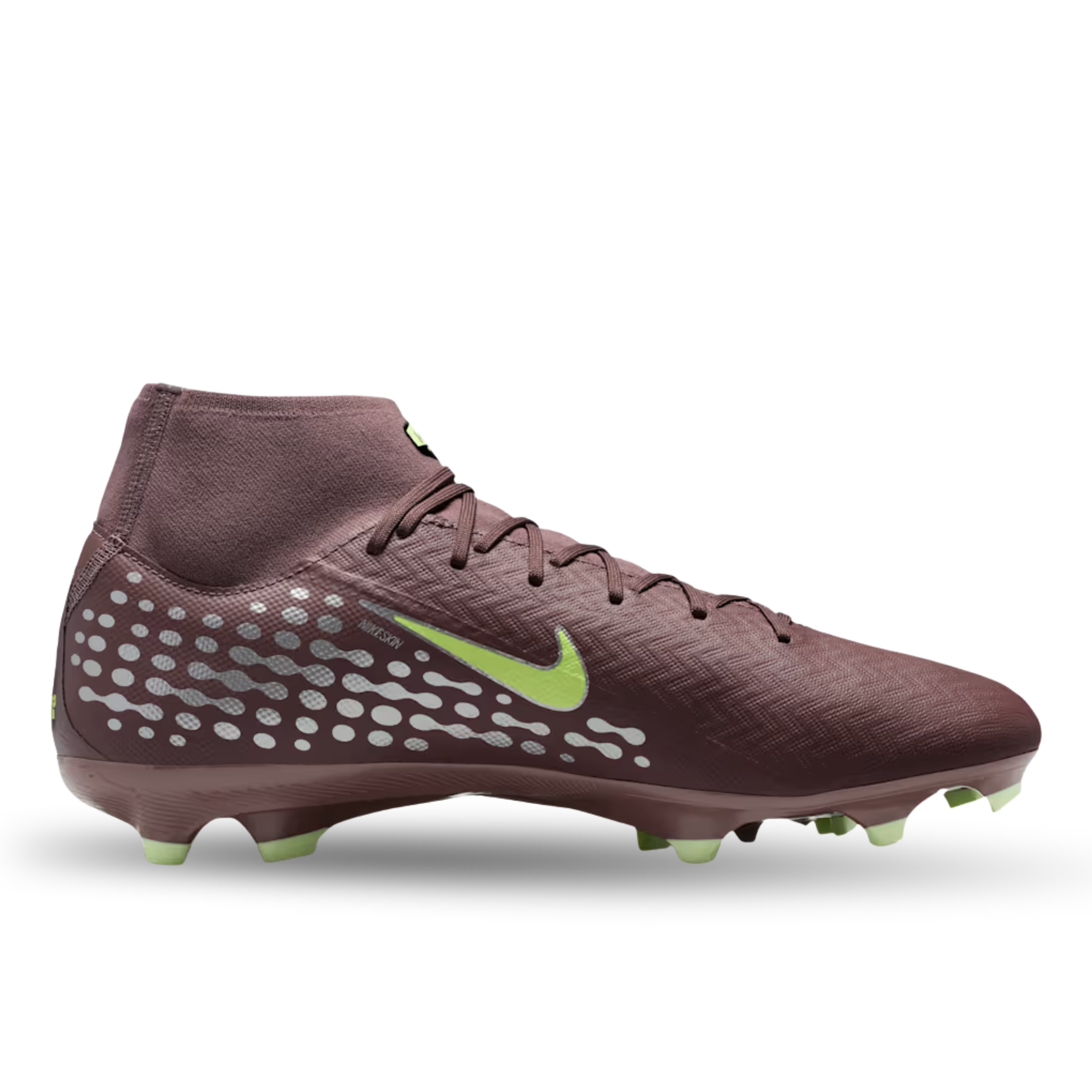 Nike Zoom Superfly 10 Academy KM FG/MG Soccer Cleats (Plum Eclipse/Metallic Silver)