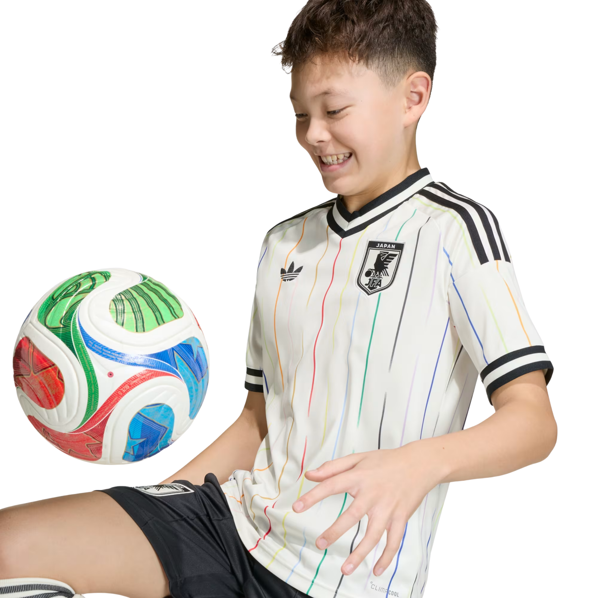 adidas Japan Youth Away Soccer Jersey 26/27 (White/Multi)