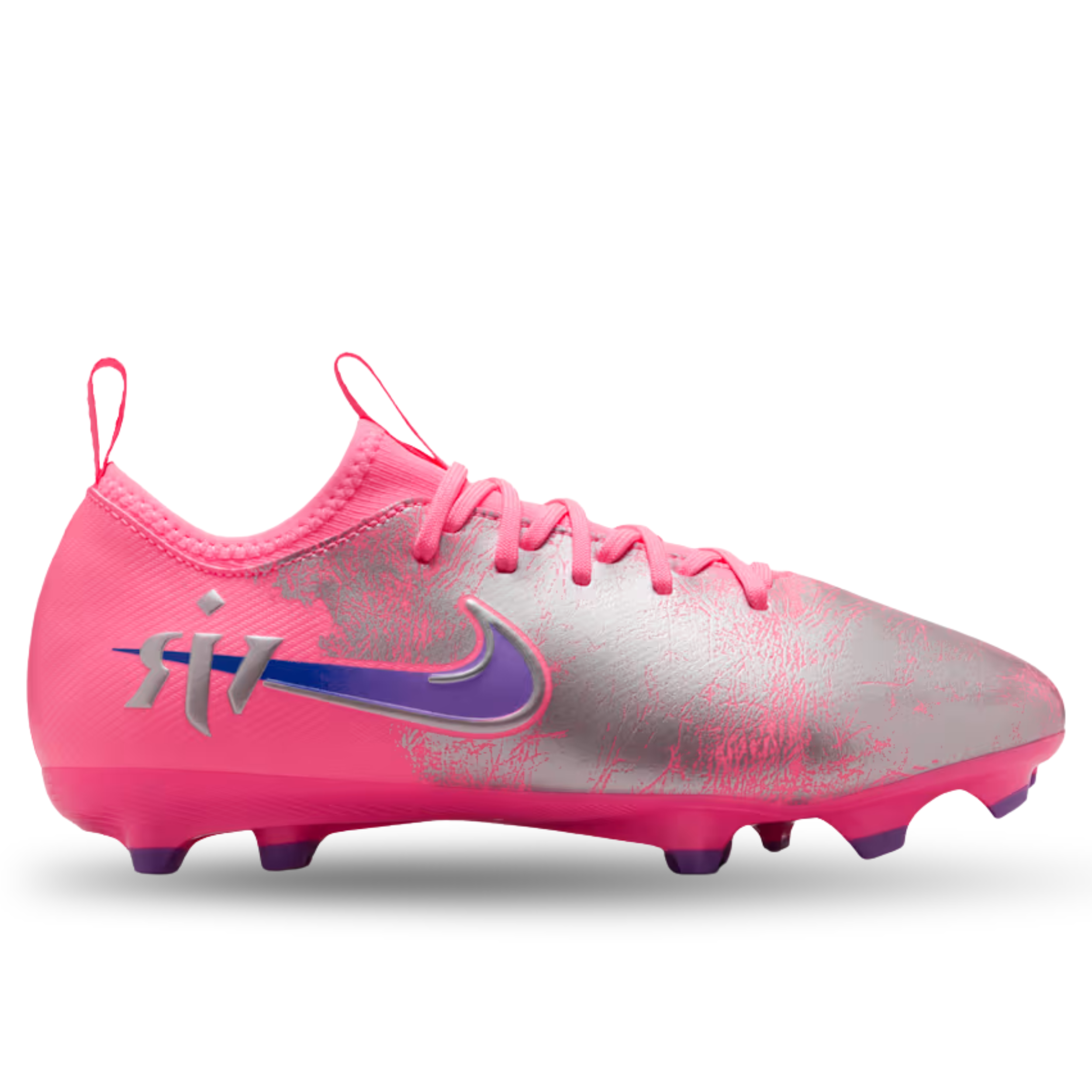 Nike Youth Jr Zoom Vapor 16 Academy VJR FG/MG Soccer Cleats (Sunset Pulse/Old Royal)