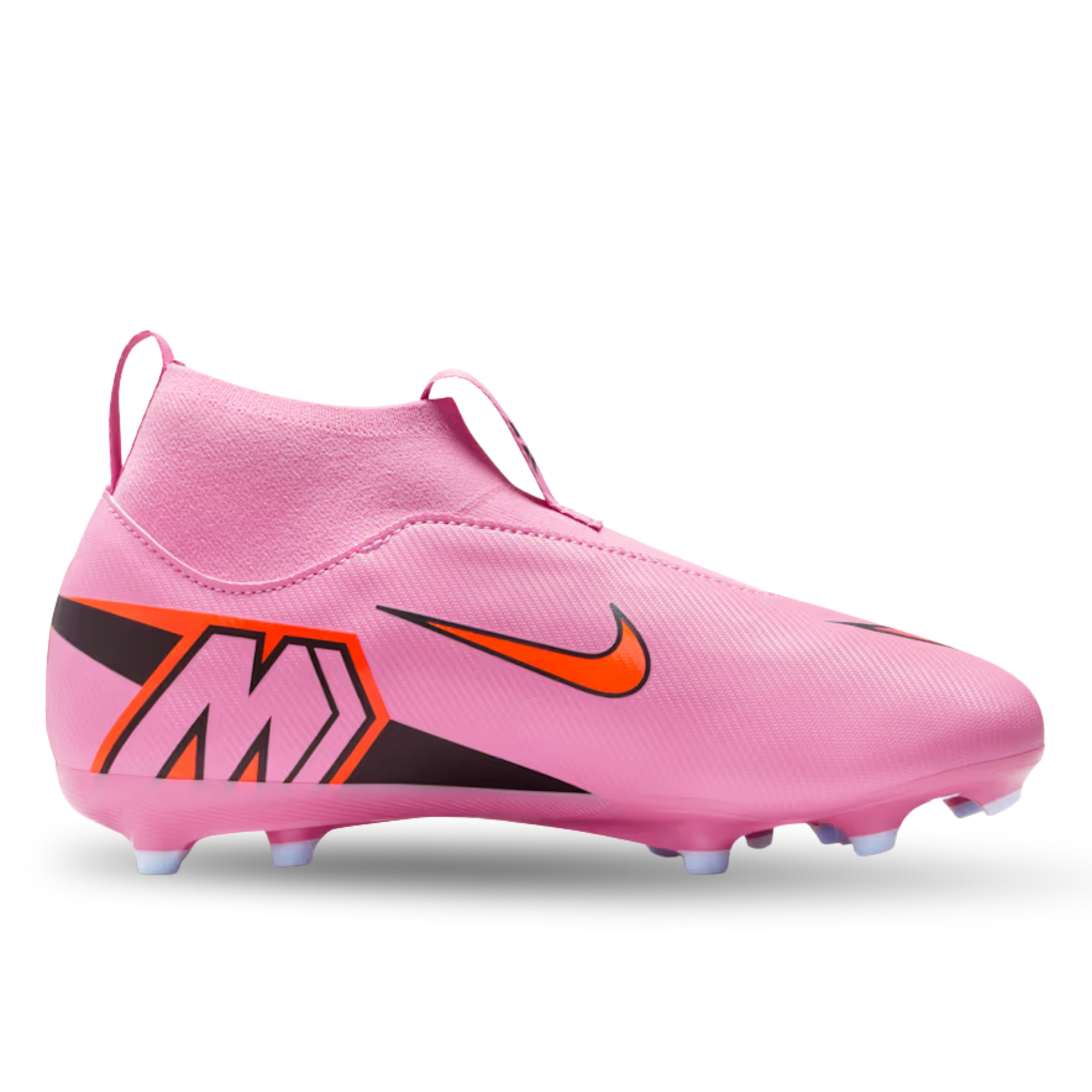 Nike Youth Jr. Mercurial Zoom Superfly 10 Academy Firm Ground/Multi Ground Soccer Cleats (Magic Flamingo/Black)