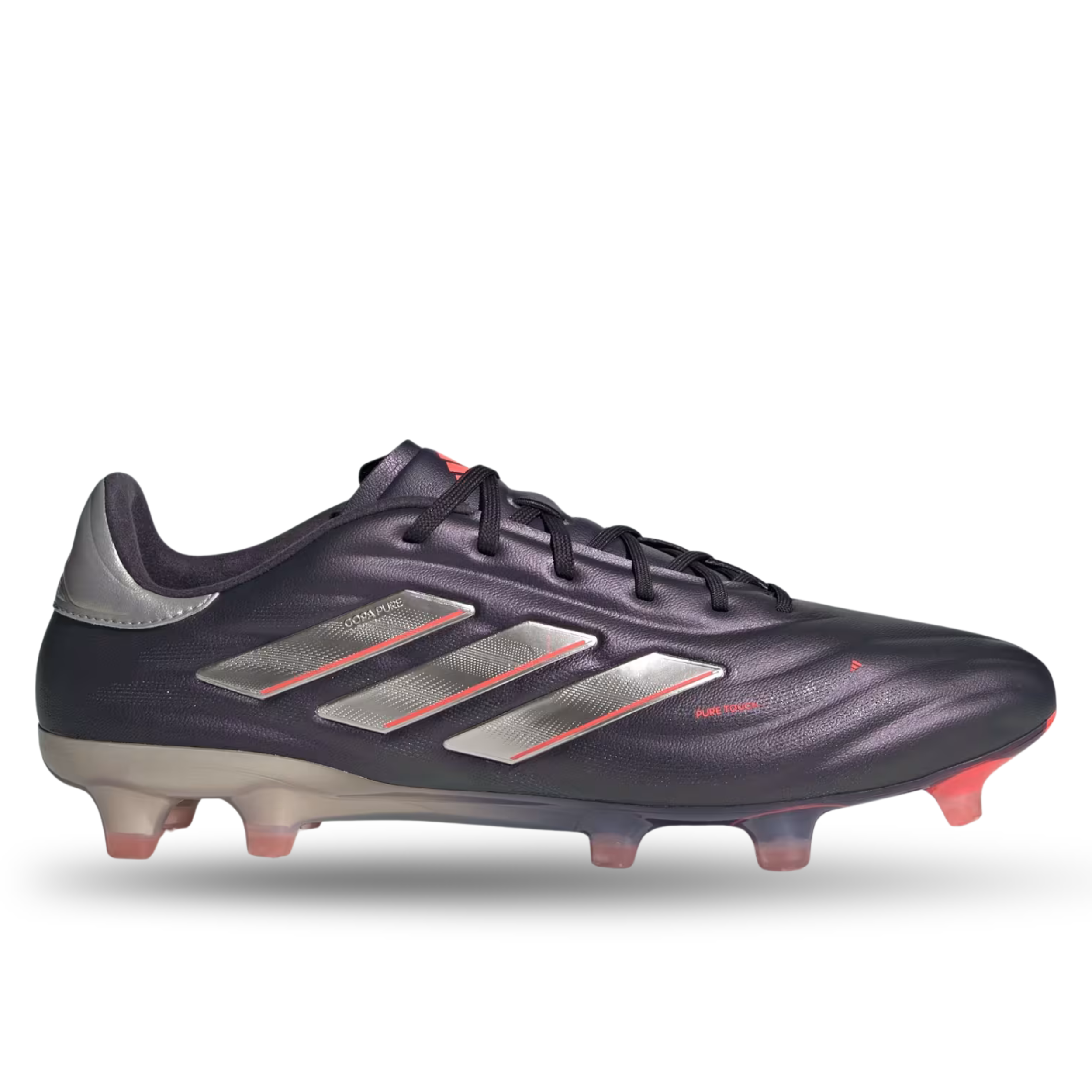 adidas Copa Pure 2 Elite FG Soccer Cleats (Platinum/Metallic/Turbo)