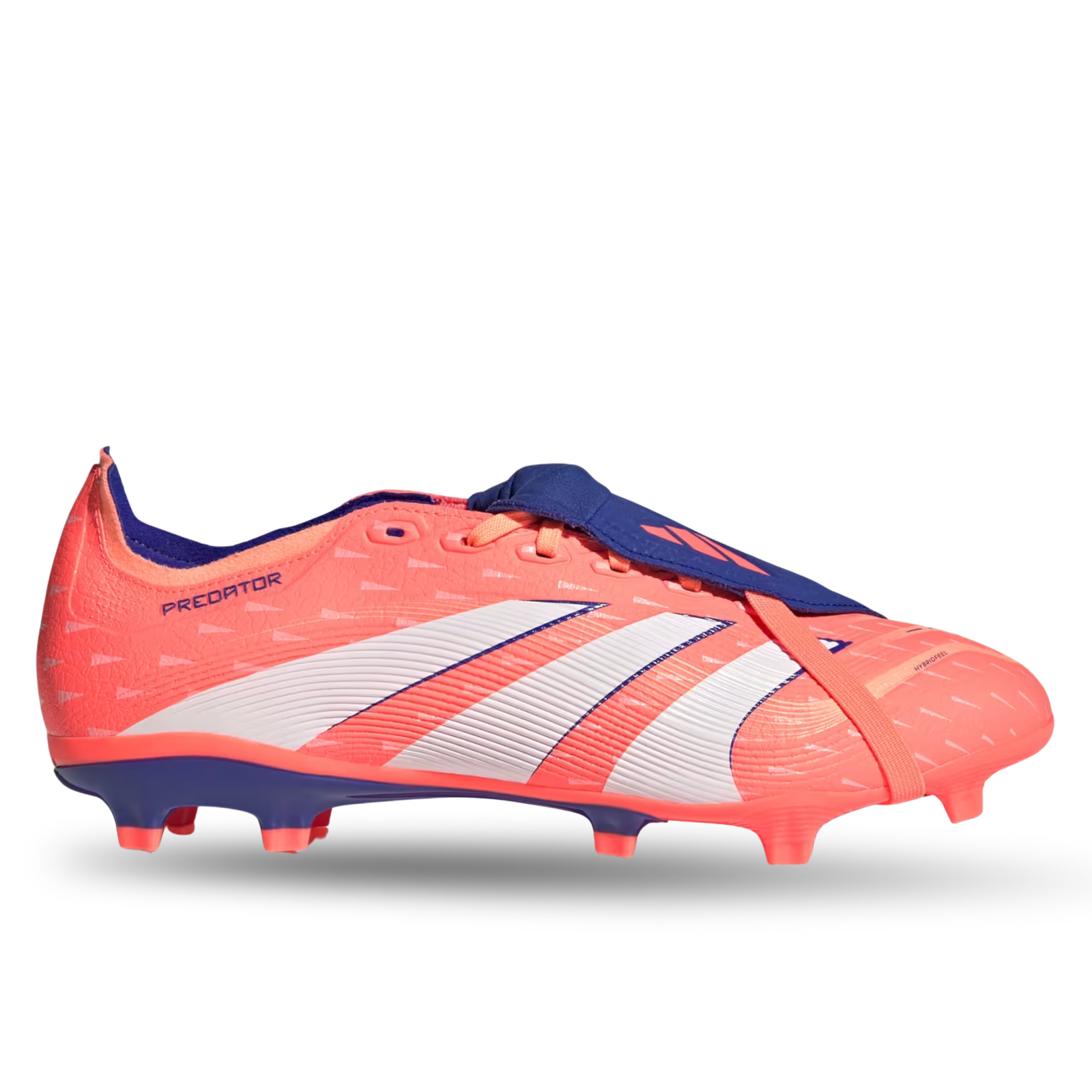 adidas Predator League Fold-Over Tongue FG/MG Soccer Cleats (Coral/White/Orange)