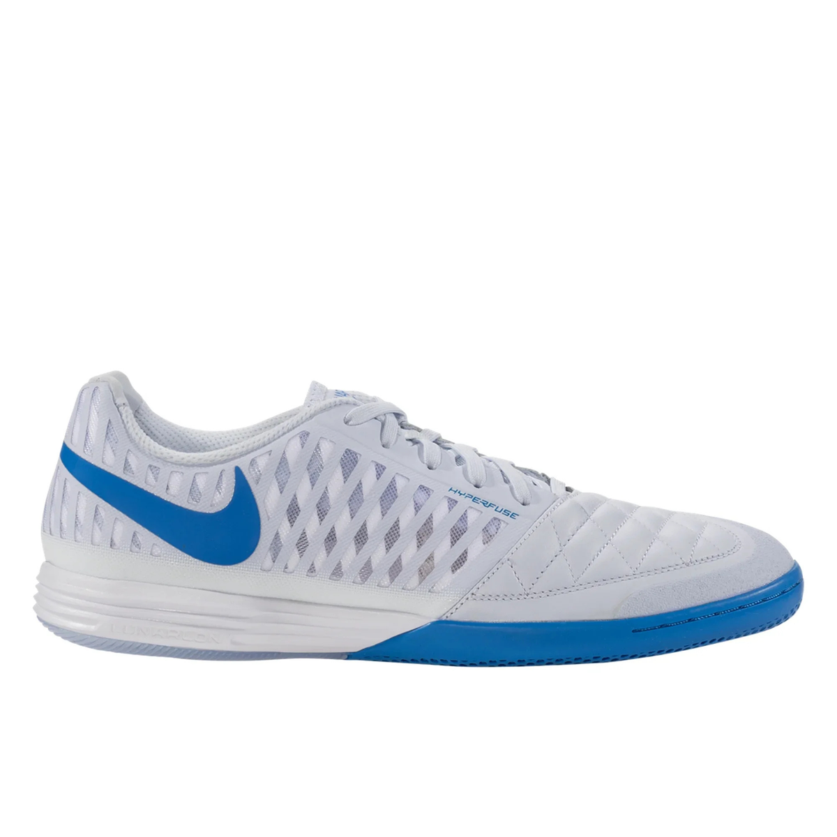 Nike Lunar Gato II Indoor Soccer Shoes (Football Grey/Light Photo Blue)
