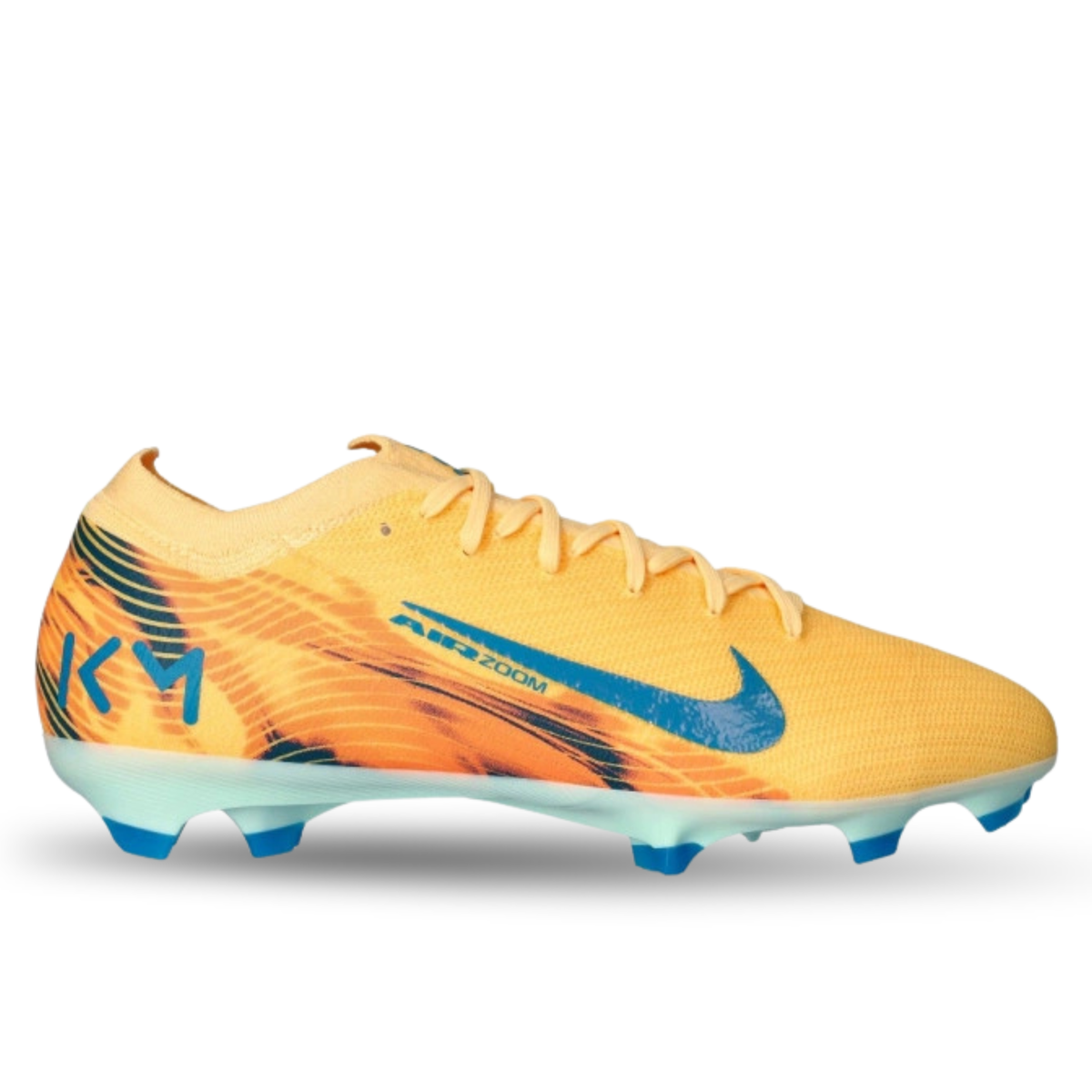 Nike Zoom Vapor 16 Pro KM Firm Ground Soccer Cleats (Melon Tint/Neo Turq-Igloo)