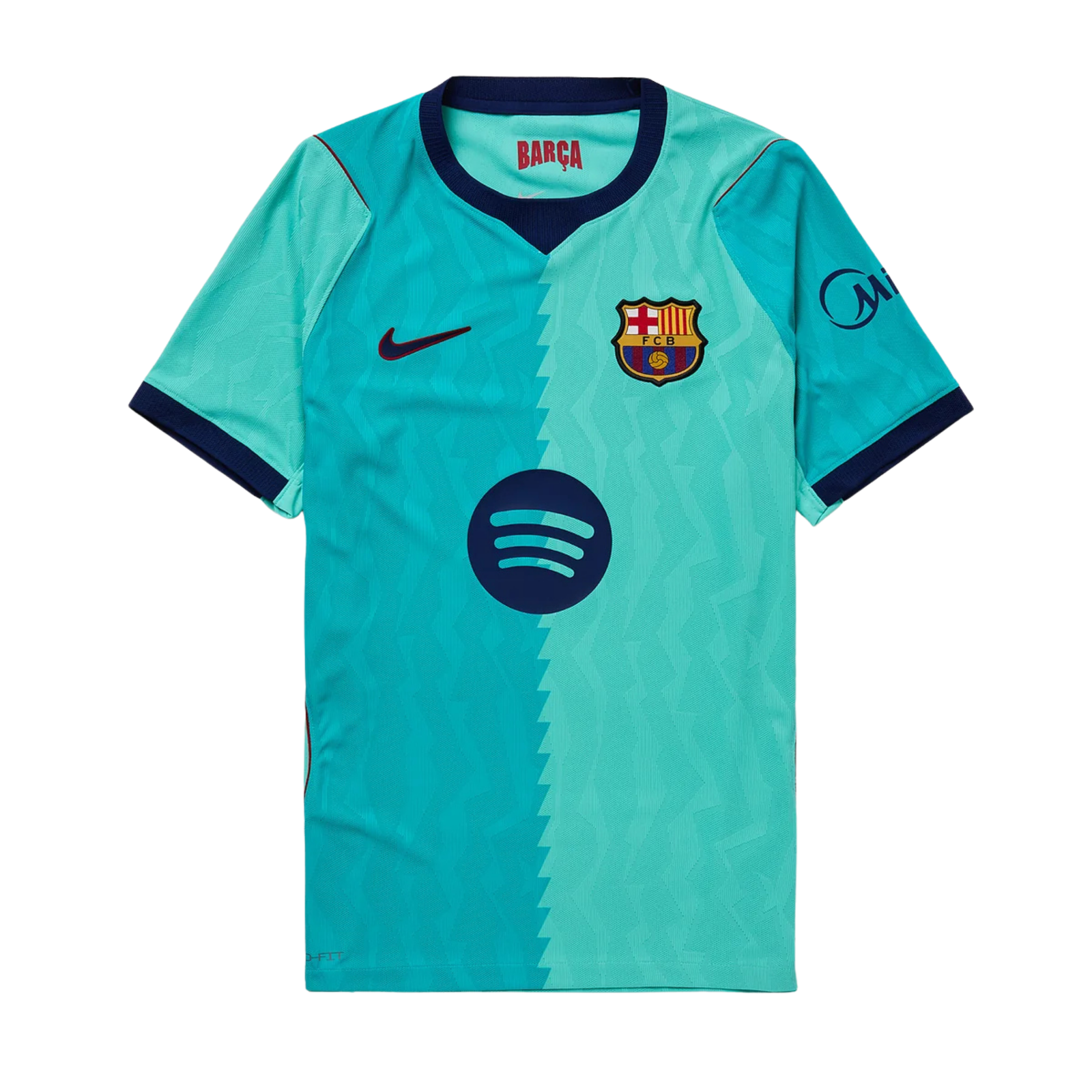 Nike Mens Barcelona Authentic 3rd Jersey 26/27 (Green Frost/Loyal Blue)