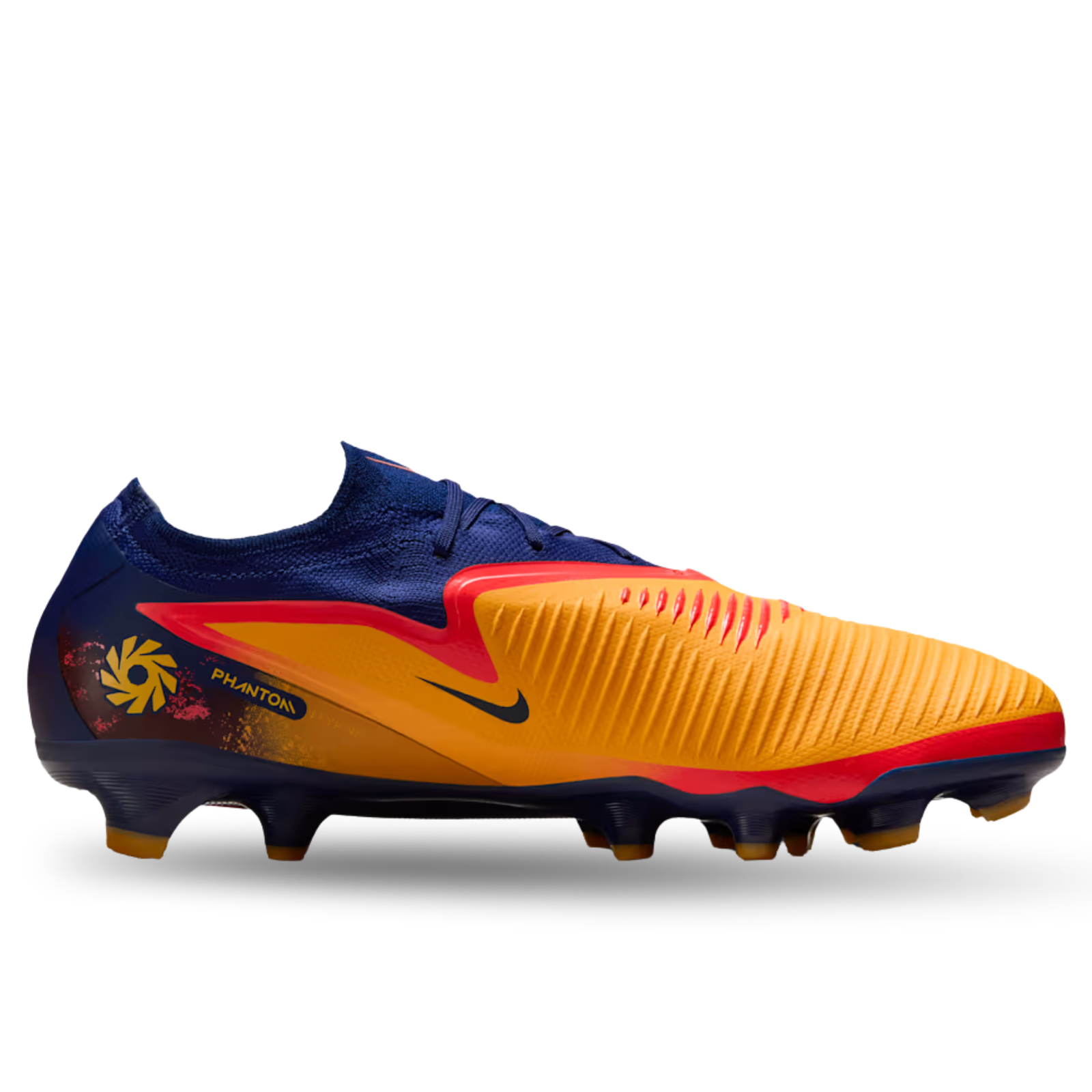 Nike Phantom 6 Low Pro Erling Haaland Firm Ground Soccer Cleats (Laser Orange/Lemon Venom)