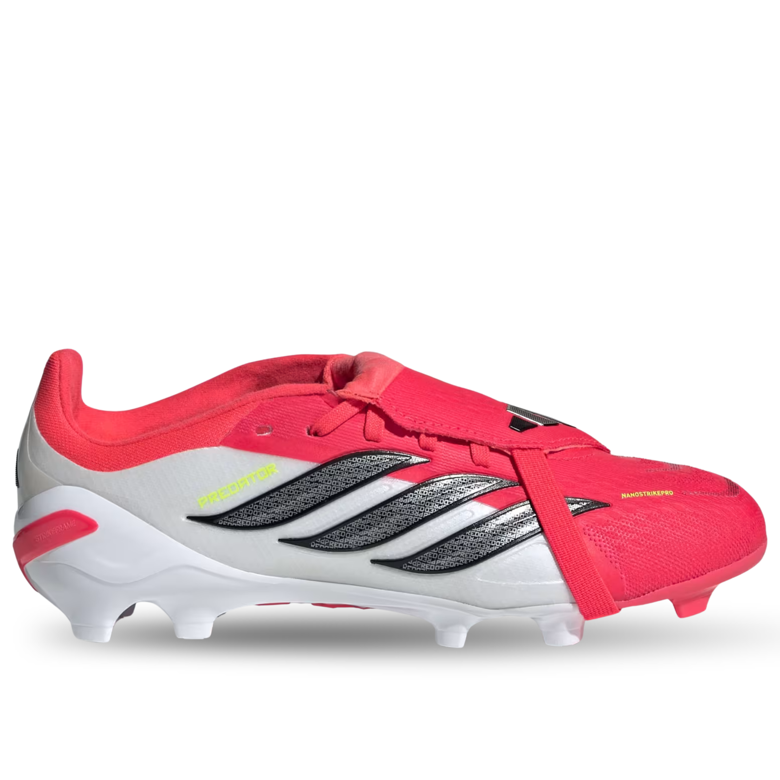 adidas Jr. Predator Elite FT Firm Ground Soccer Cleats (Lucid Red/Black/White)