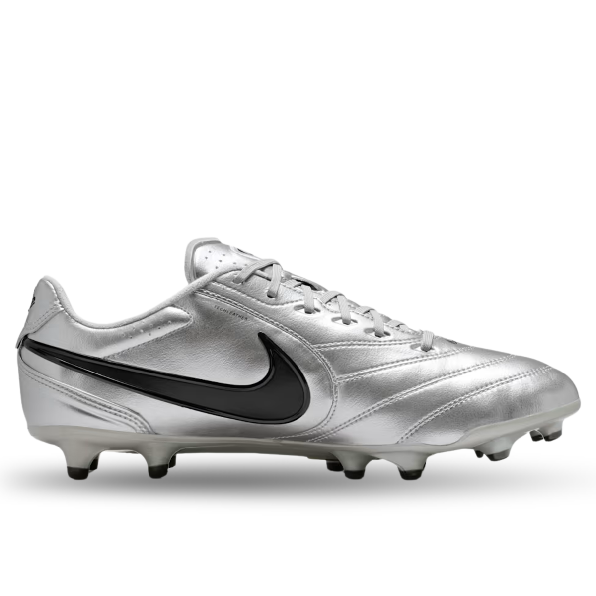Nike Tiempo Ligera Pro FG Football Boots (Metallic Silver/Black)