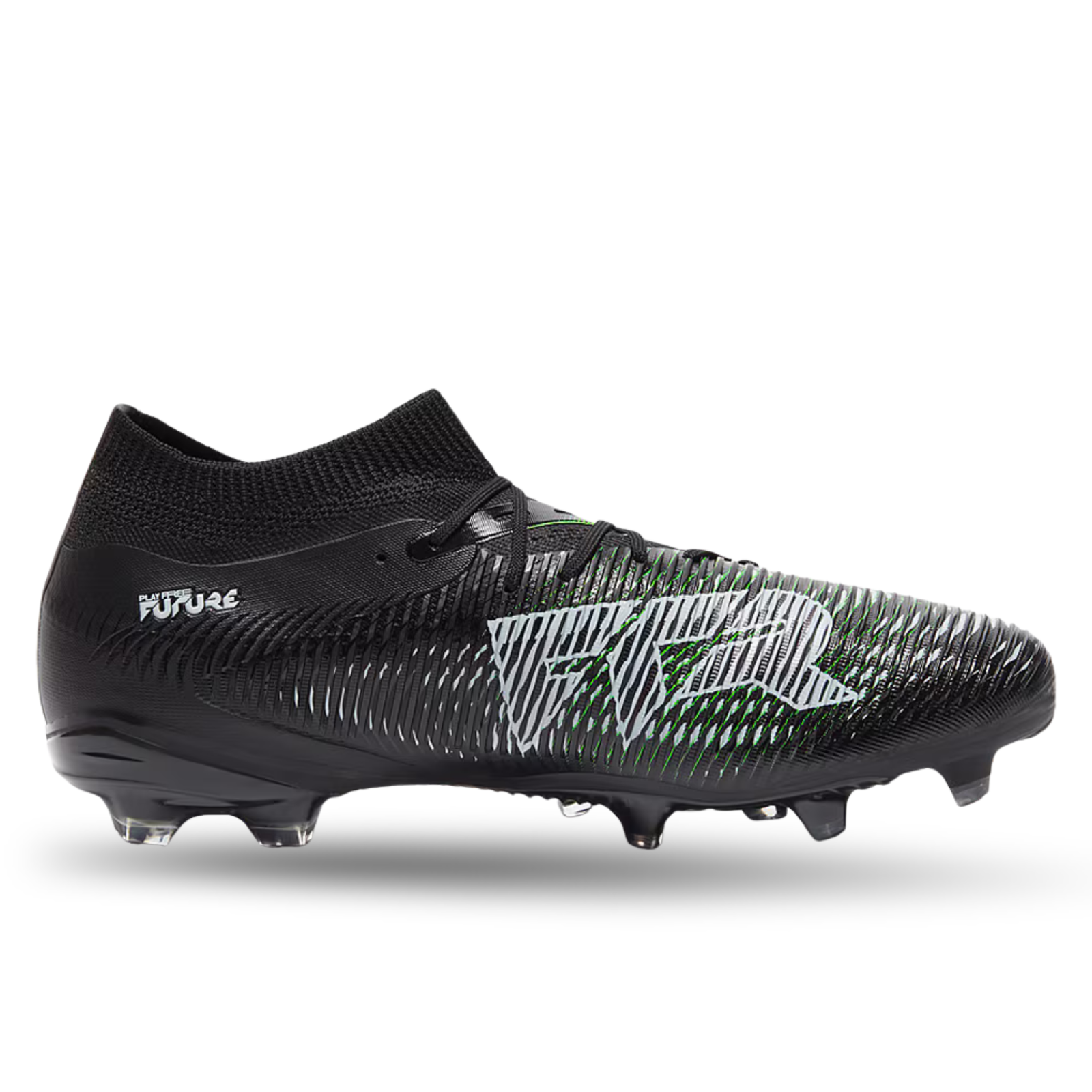 Puma Future 8 Match FG/AG Soccer Cleats (Black/Cool Grey)