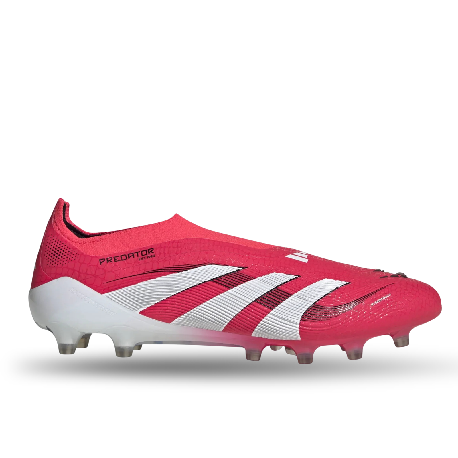 adidas Predator Elite Laceless AG Soccer Cleats (Lucid Red/White/Black)