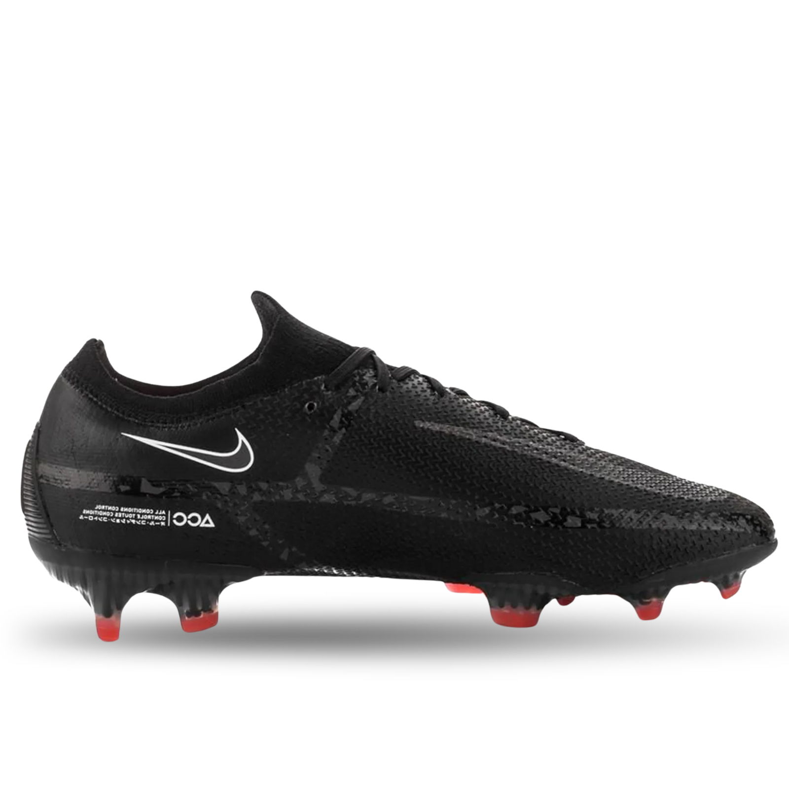 Nike Phantom GT2 Elite FG (Negro/Gris humo oscuro)