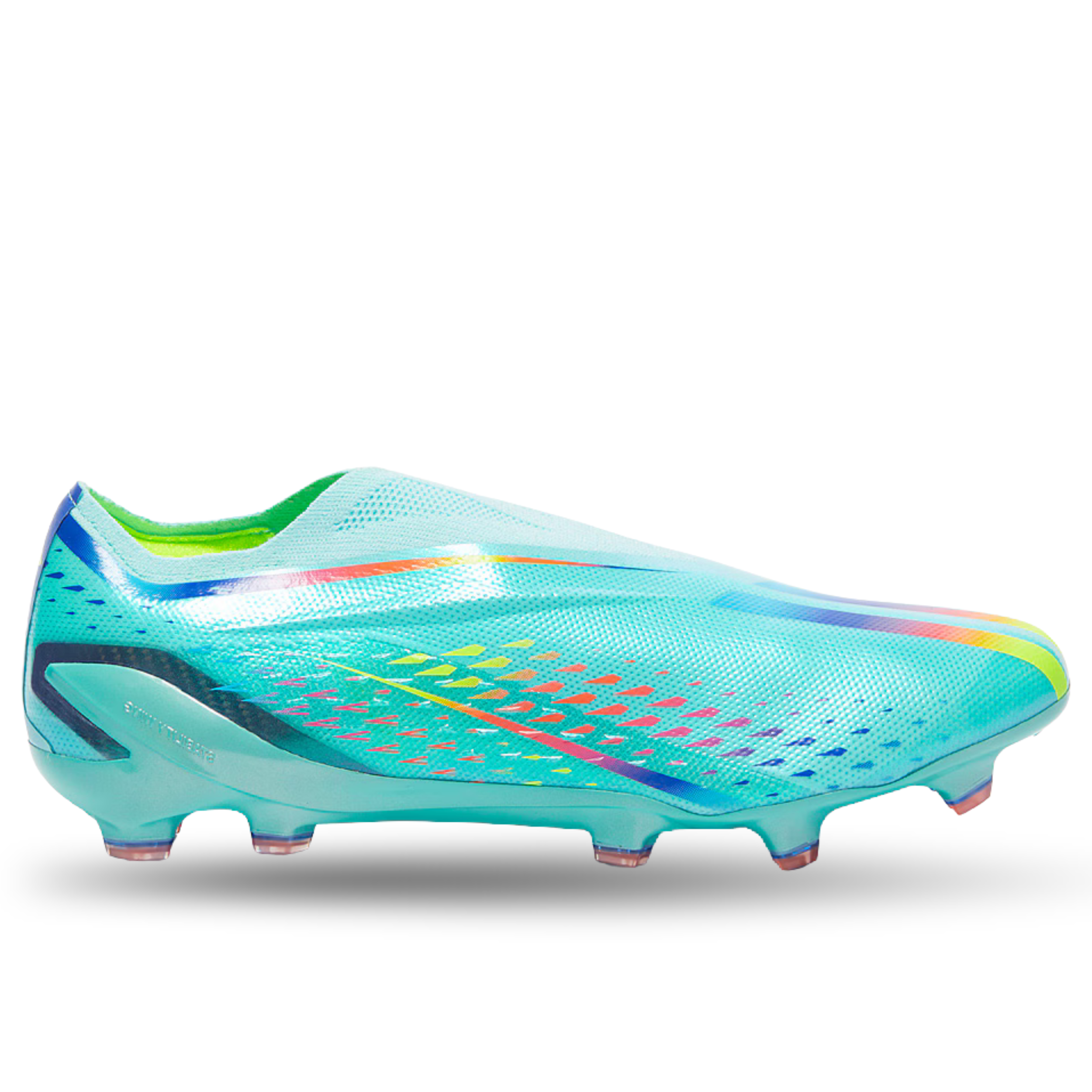adidas X Speedportal+ Firm Ground Soccer Cleats Clear Aqua/Solar Red/Power Blue)