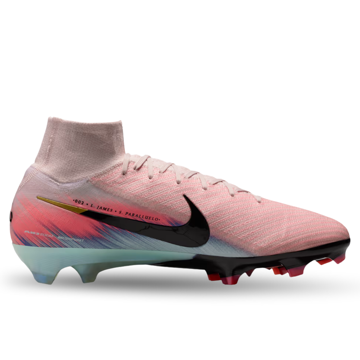 Nike Zoom Superfly 10 Elite NU2 Firm Ground Soccer Cleats (Silt Red/Racer Blue)