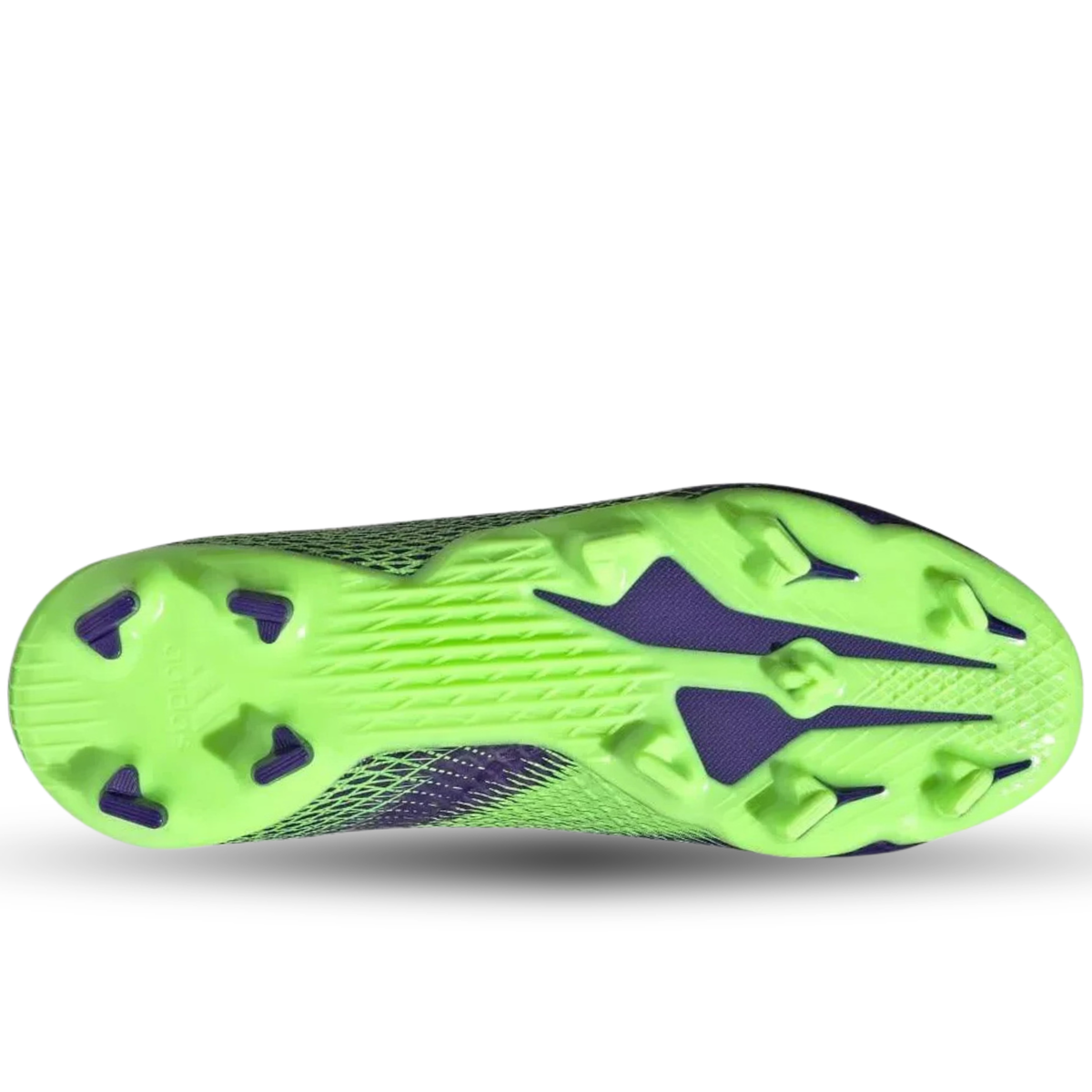 adidas Jr. X Ghosted .3 LL FG Soccer Cleats (Energy Ink/Signal Green)