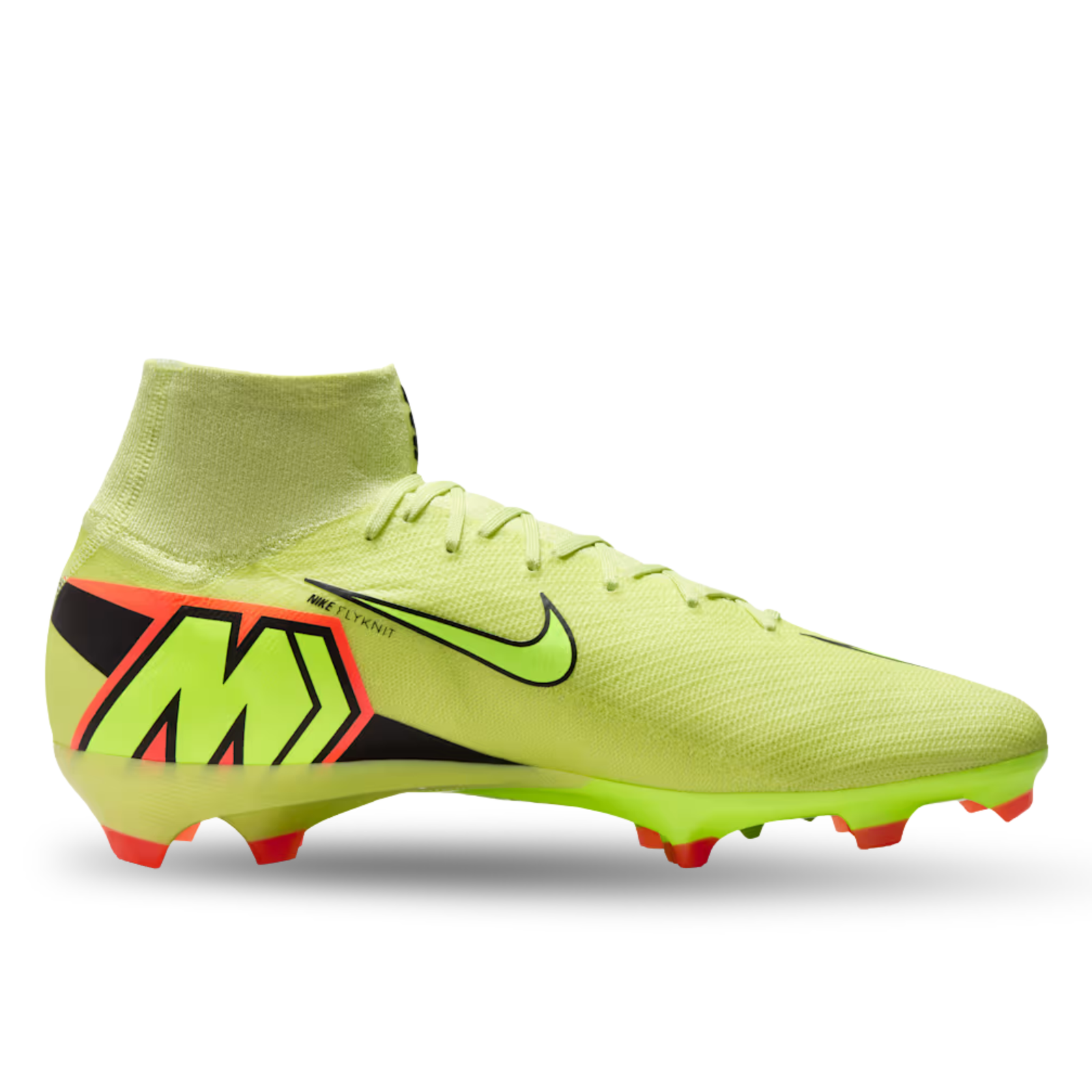 Nike Zoom Superfly 10 Pro Firm Ground Soccer Cleats (Limelight/Volt/Hyper Crimson)