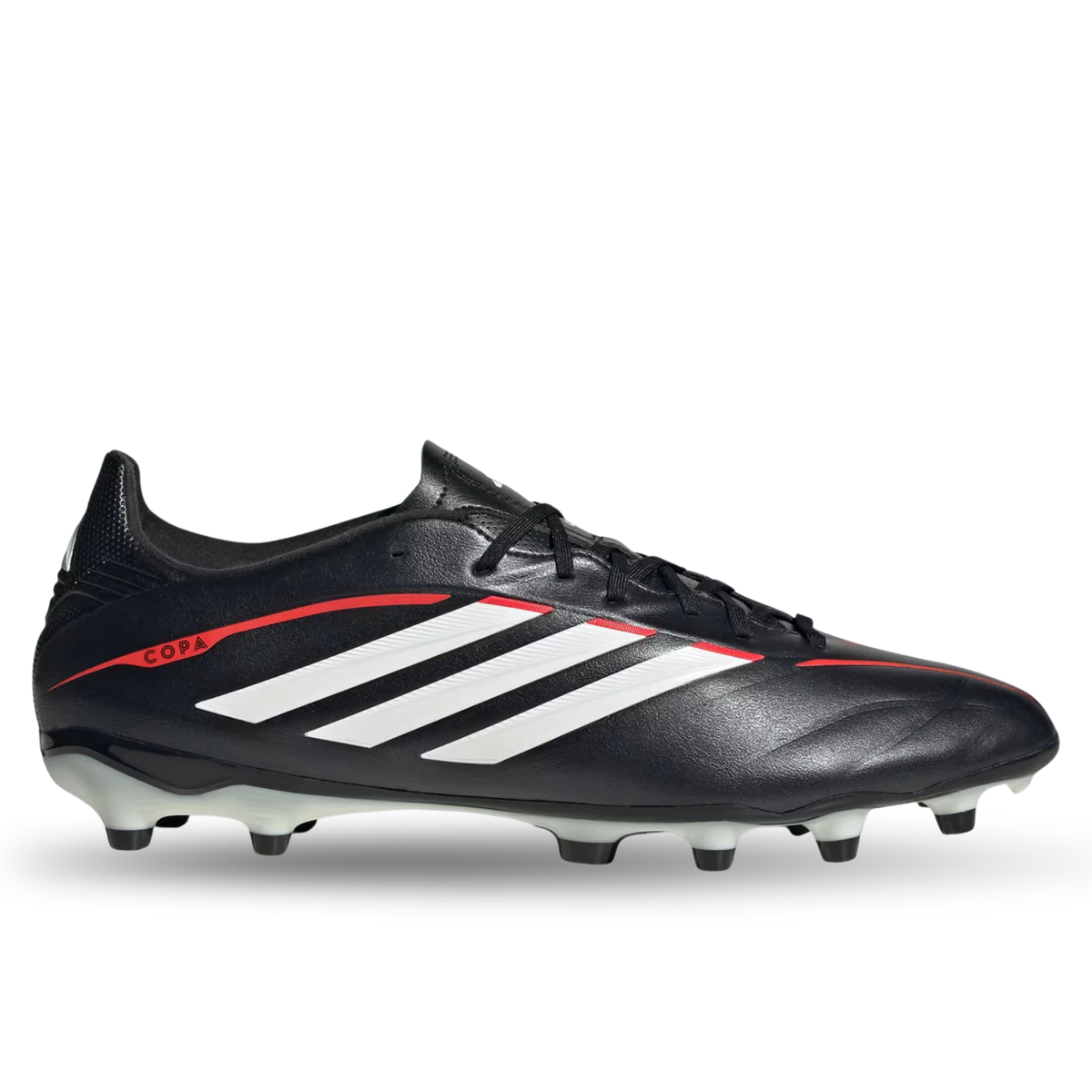 adidas Copa Pure IV League FG Soccer Cleats (Black/White/Lucid Red)