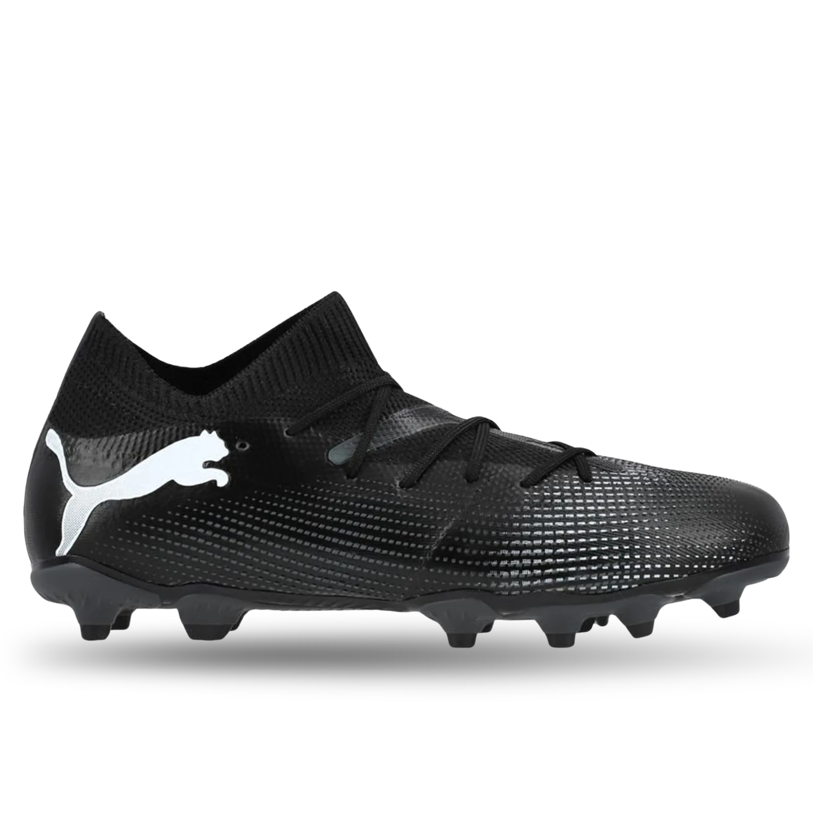 Puma Jr. Future 7 Match FG/AG Soccer Cleats (Puma Black/Puma White)