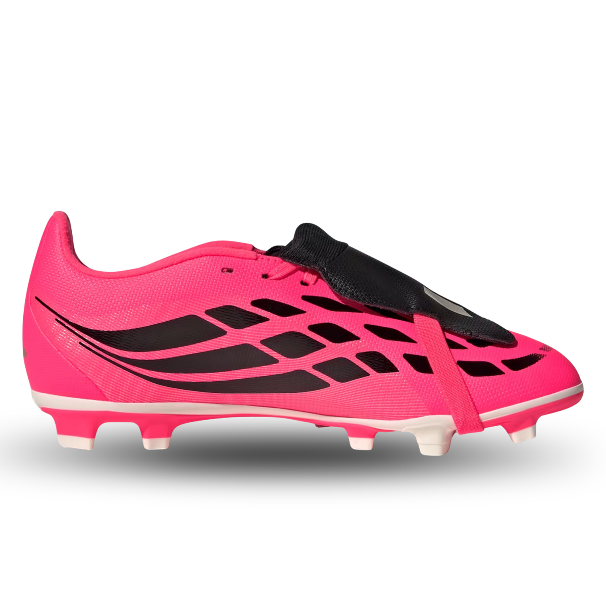 adidas Youth Predator Club FT FG/MG Soccer Cleats (Pink/Black)