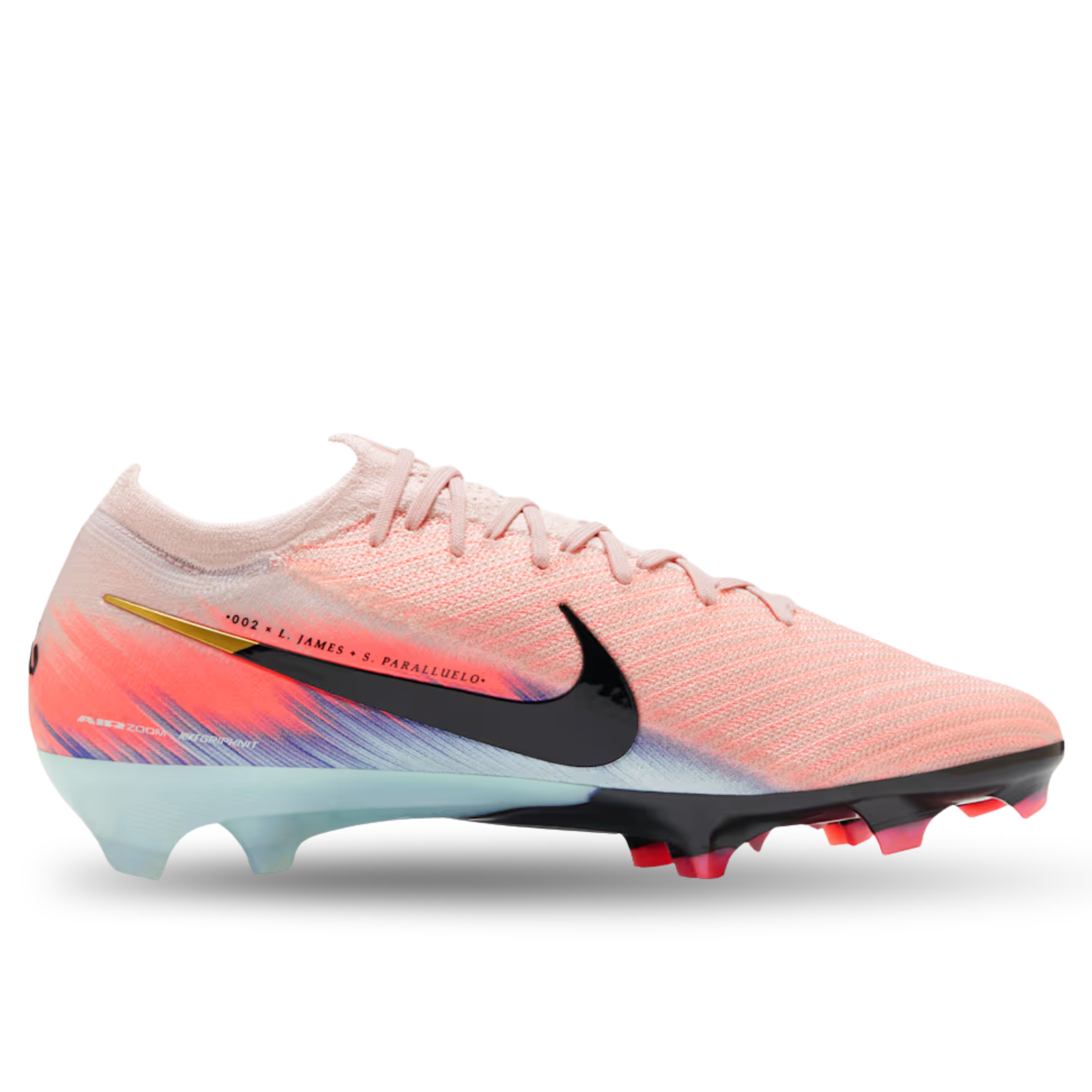 Nike Zoom Vapor 16 Elite NU2 Firm Ground Soccer Cleats (Silt Red/Racer Blue)