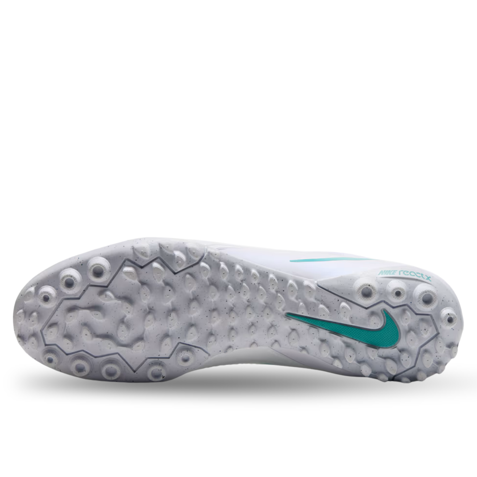 Nike ReactX Phantom 6 Low Pro TF Soccer Shoes (White/Dusty Cactus)