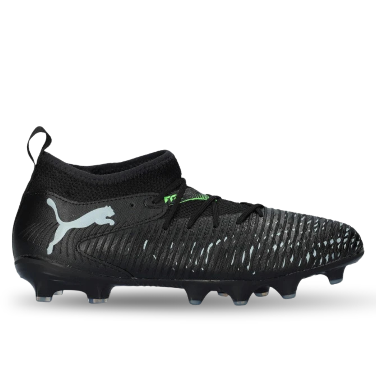 Puma Jr. Future 8 Match FG/AG Soccer Cleats (Puma Black/Fluo Green)
