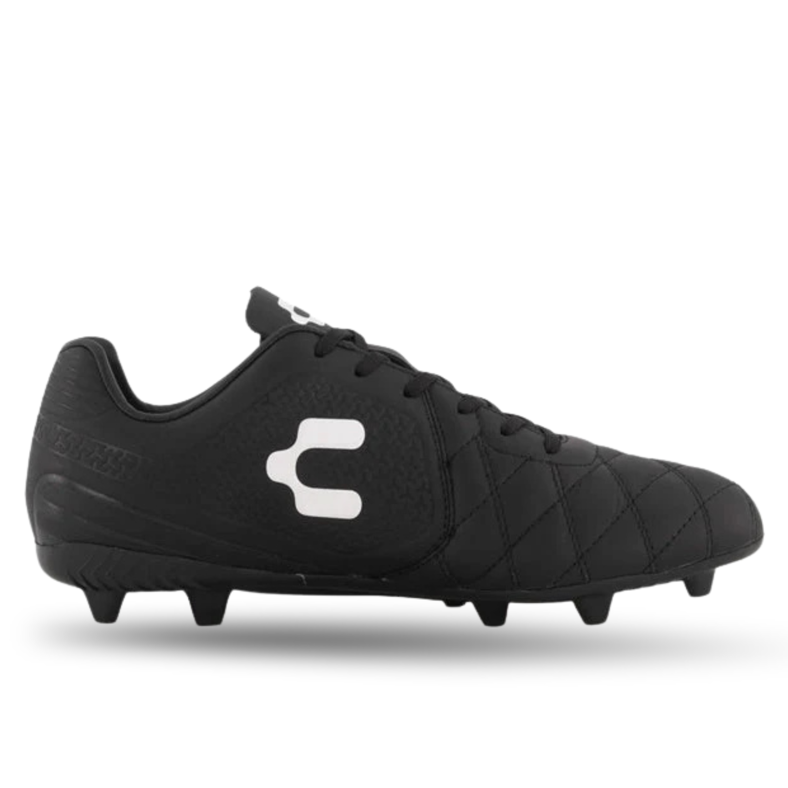 Charly Legendario 2.0 LT Firm Ground Soccer Cleats (Black/White)