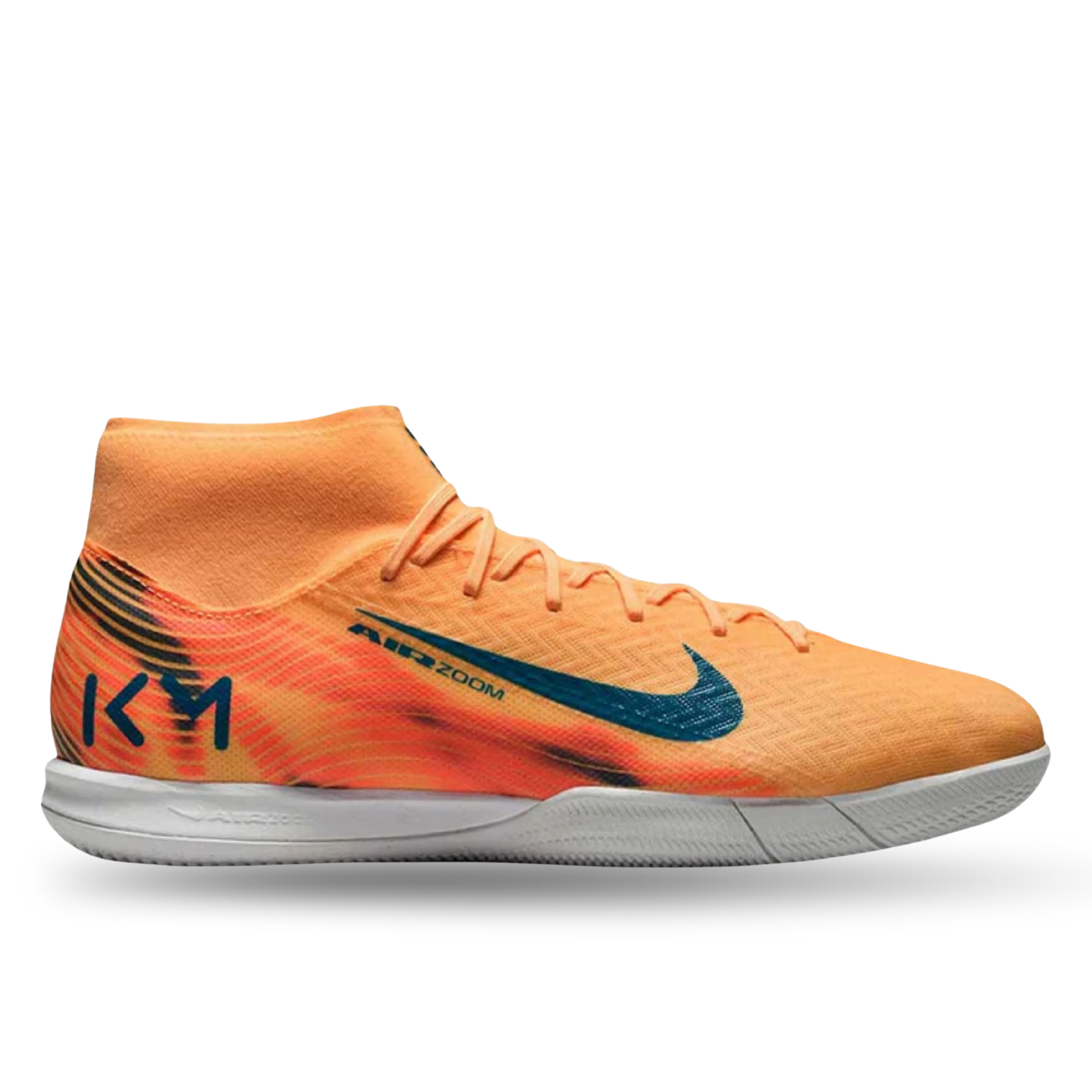 Nike Zoom Superfly 10 Academy KM Indoor Soccer Shoes (Melon Tint/Neo Turq/Igloo)