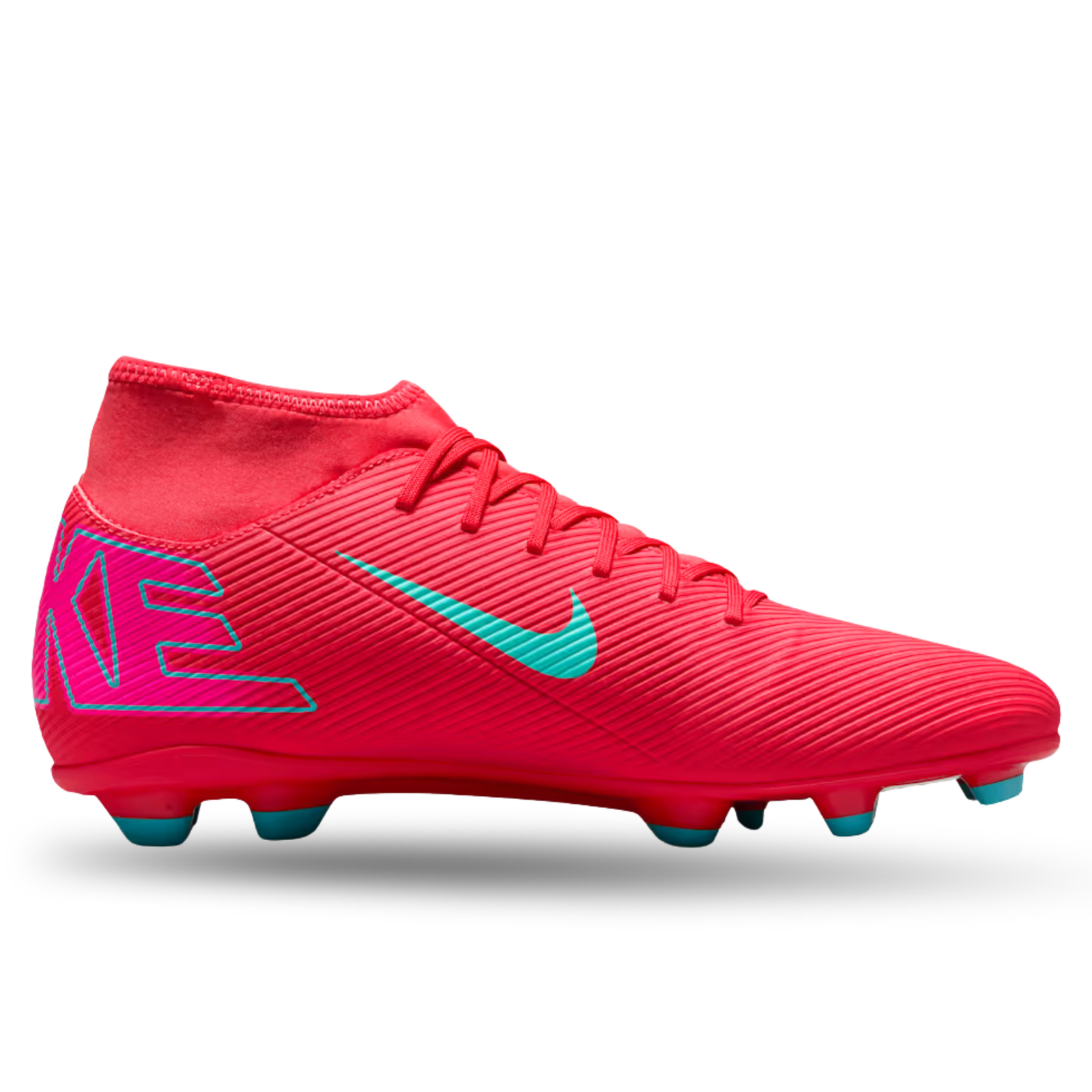 Nike Superfly 10 Club FG/MG Soccer Cleats (Ember Glow/Aurora Green)