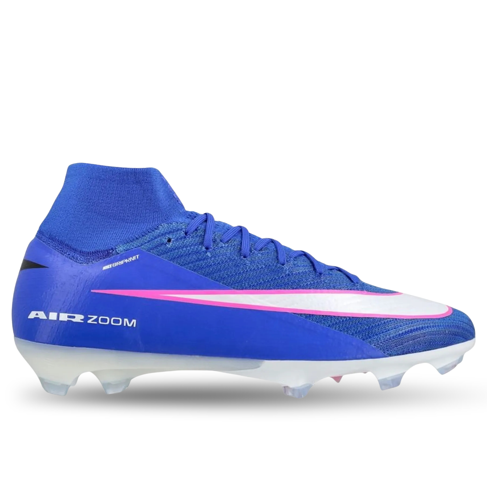Nike Zoom Superfly 10 Elite FG Soccer Cleats (Racer Blue/White)