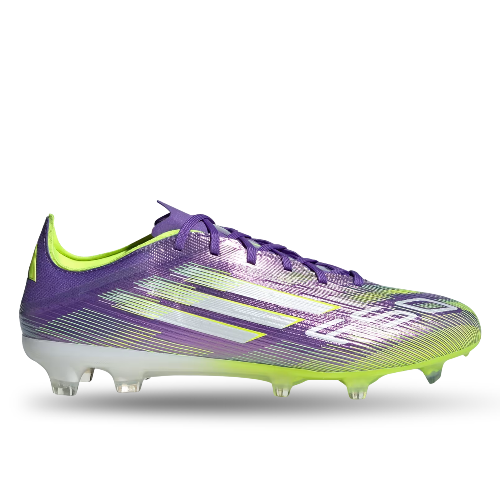adidas F50 Pro FG Soccer Cleats (Purple Rush/Lucid Lemon)