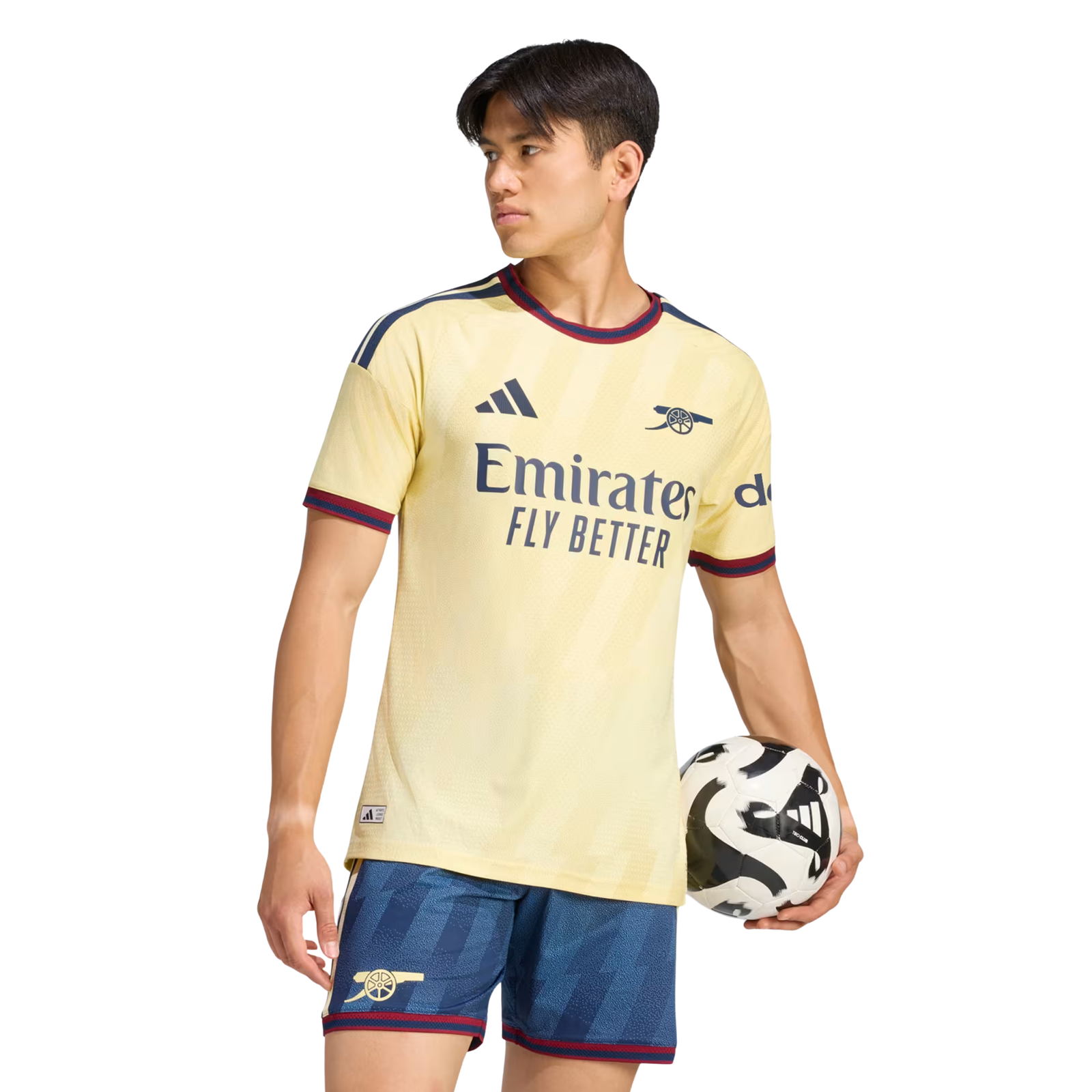 adidas Mens Arsenal Authentic Third Jersey 26/27 (Yellow)