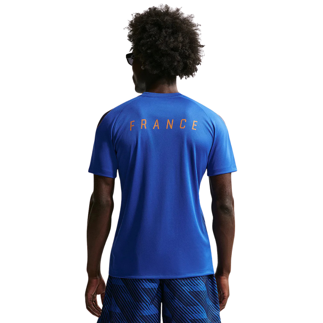 Nike France Strike Gameday Jersey 2026 (Game Royal/Metallic Copper)