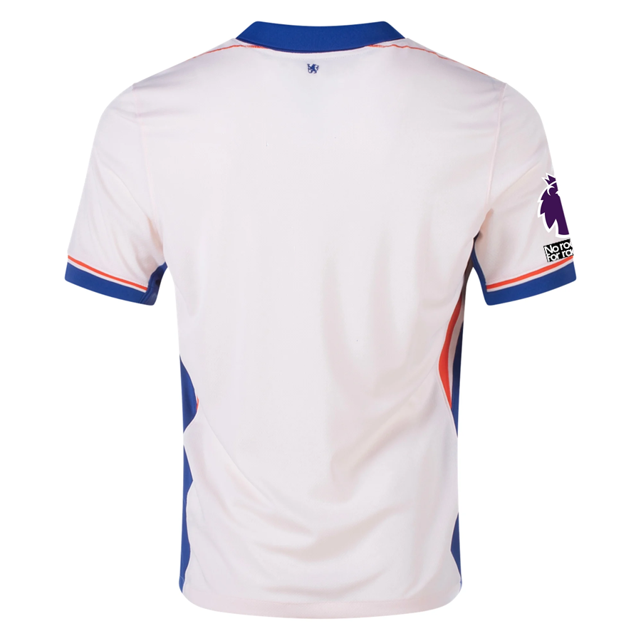 Nike Chelsea Away Jersey w/ EPL + No Room For Racism Patches 24/25 (Guava Ice/Rush Blue)