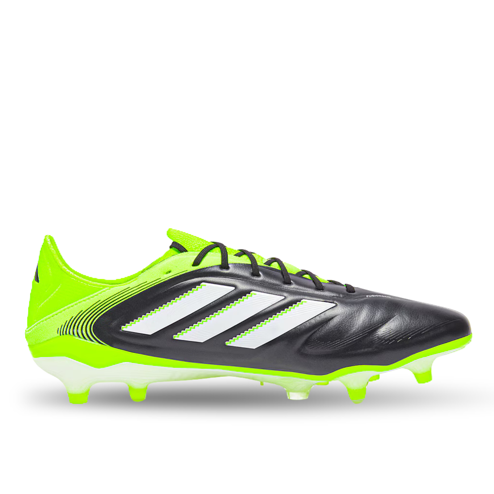 adidas Copa Pure III Elite FG Soccer Cleats (Black/Lucid Lemon)