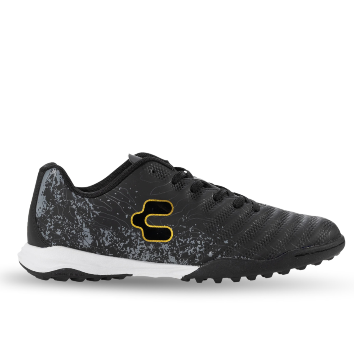 Charly Hotcross 4.0 TF Turf Soccer Shoes (Black/Gold)