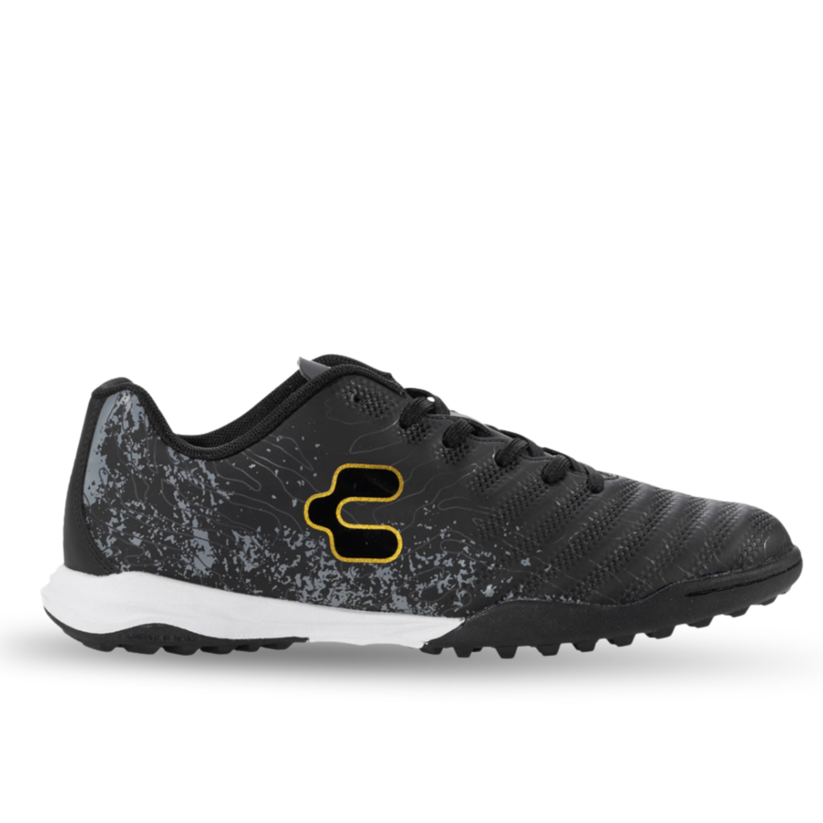 Charly Hotcross 4.0 TF Turf Soccer Shoes (Black/Gold)
