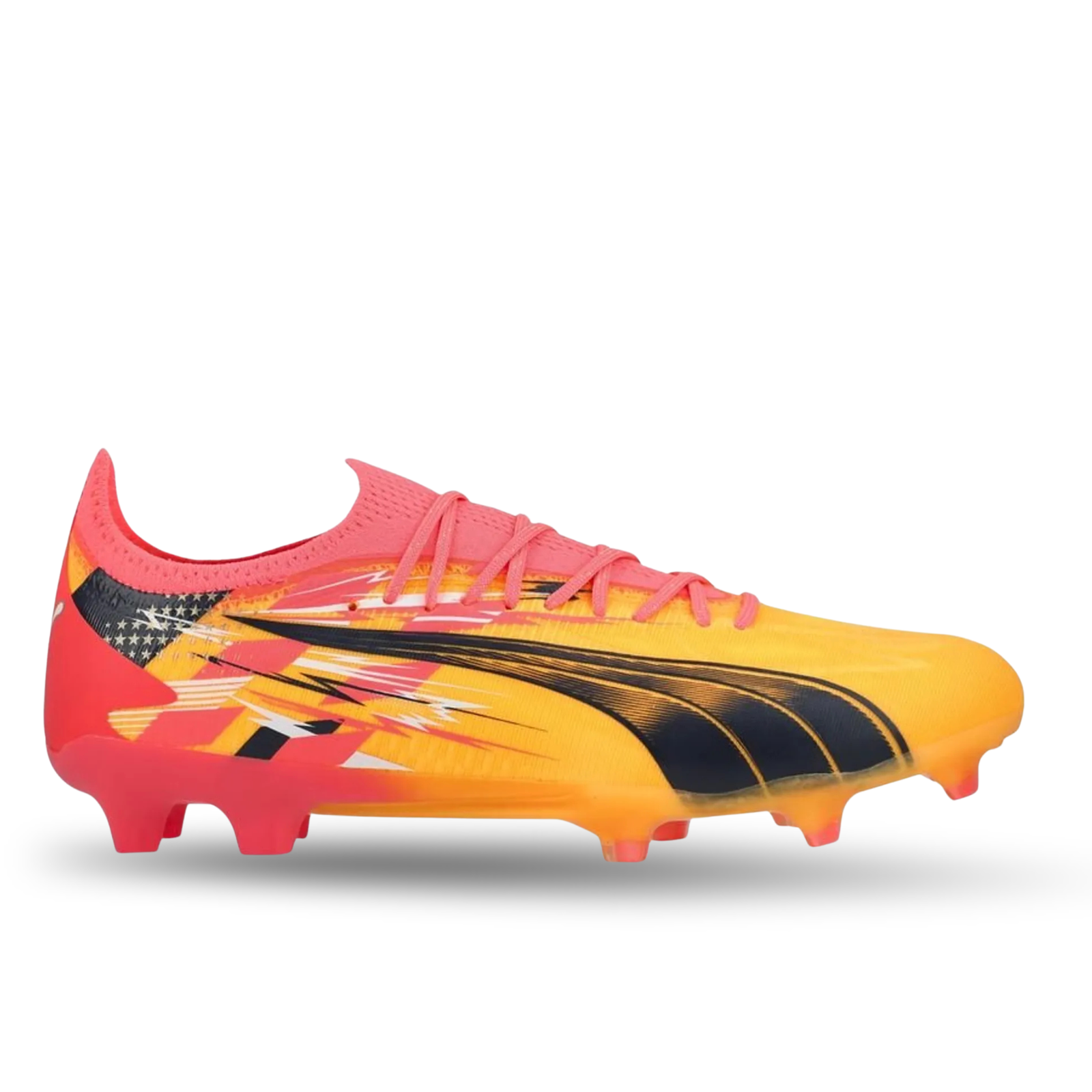 Puma Ultra Ultimate Christian Pulisic FG/AG Soccer Cleats (Sun Stream/Puma Navy)