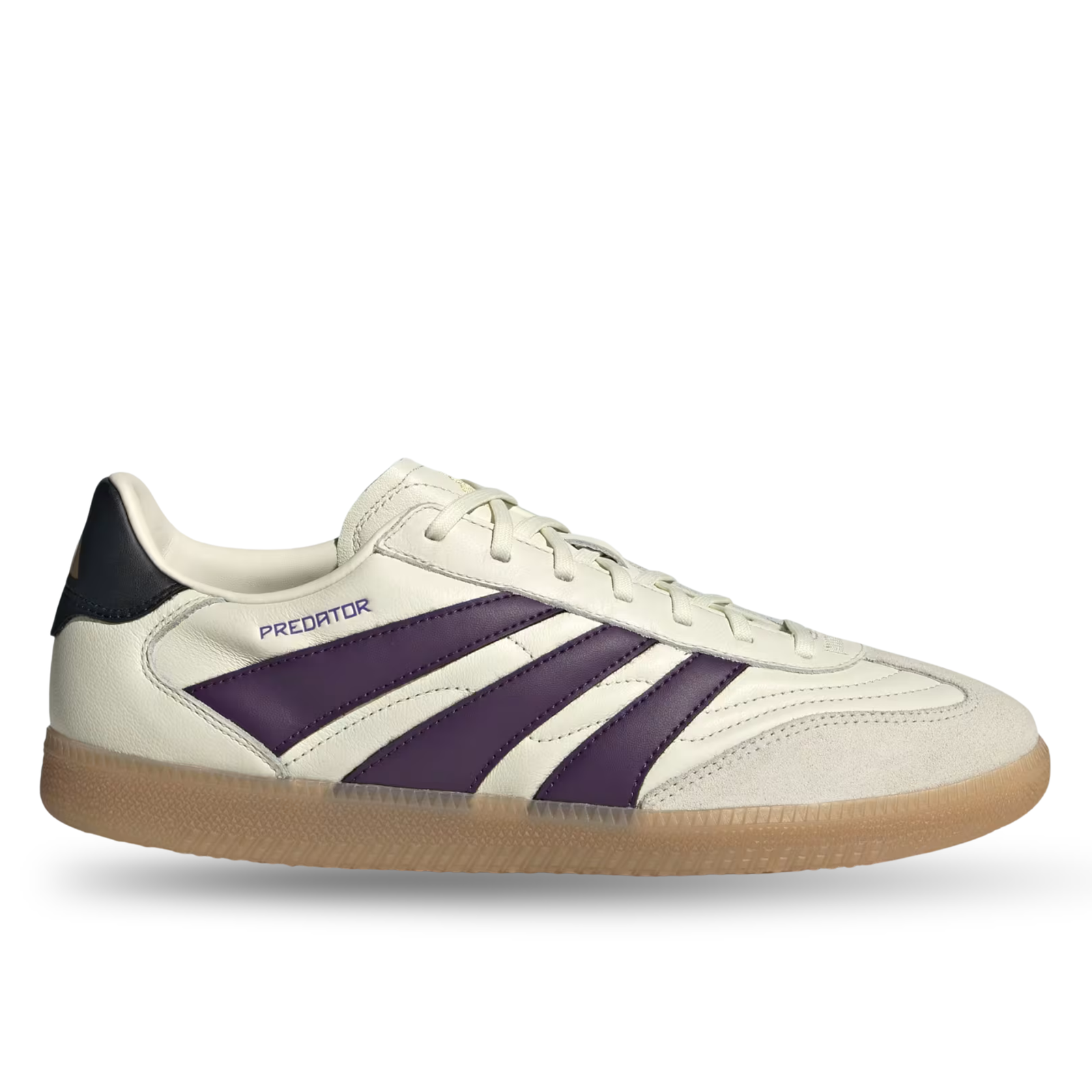 adidas Predator Freestyle Indoor IC Soccer Shoes (Ivory/Plum/Gold Metallic)
