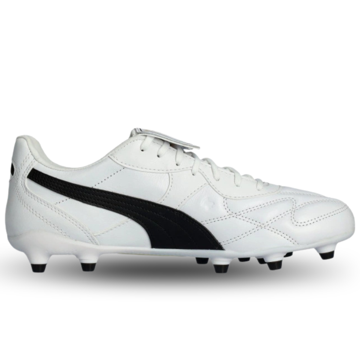 Puma King Top FG/AG Soccer Cleats (White)