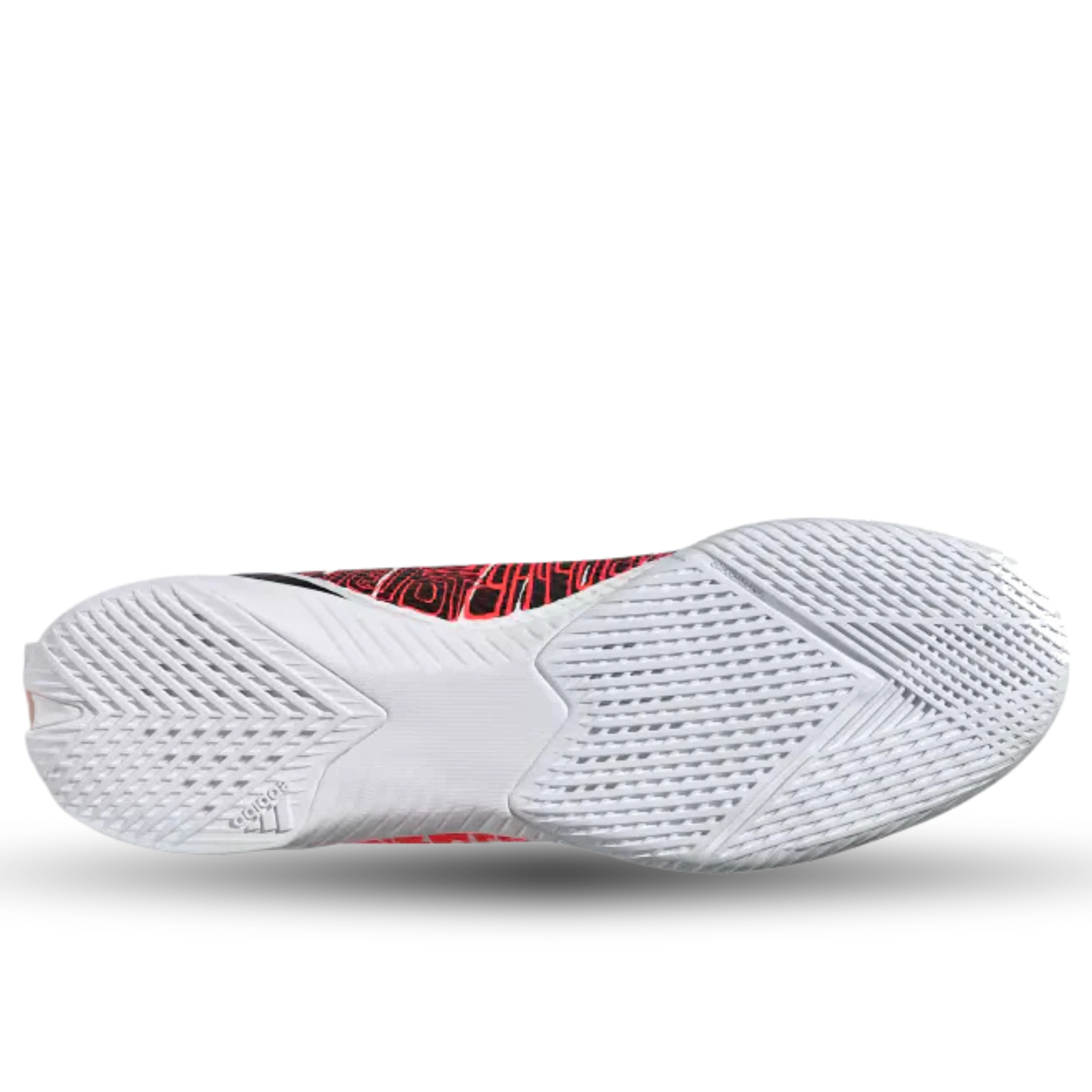 adidas X Speedportal Messi.3 Indoor Soccer Shoes (White/Solar Red)