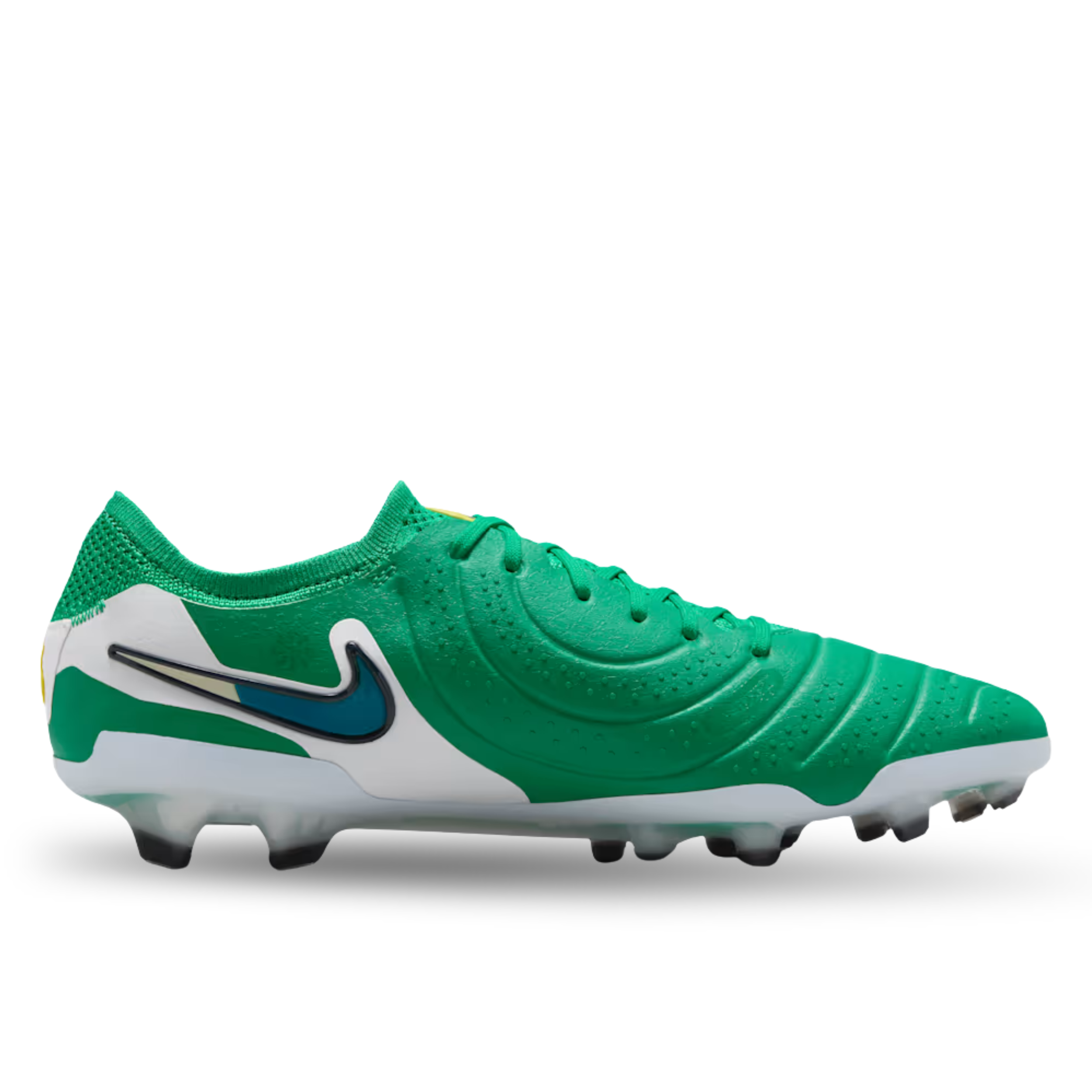 nike green and white cleats