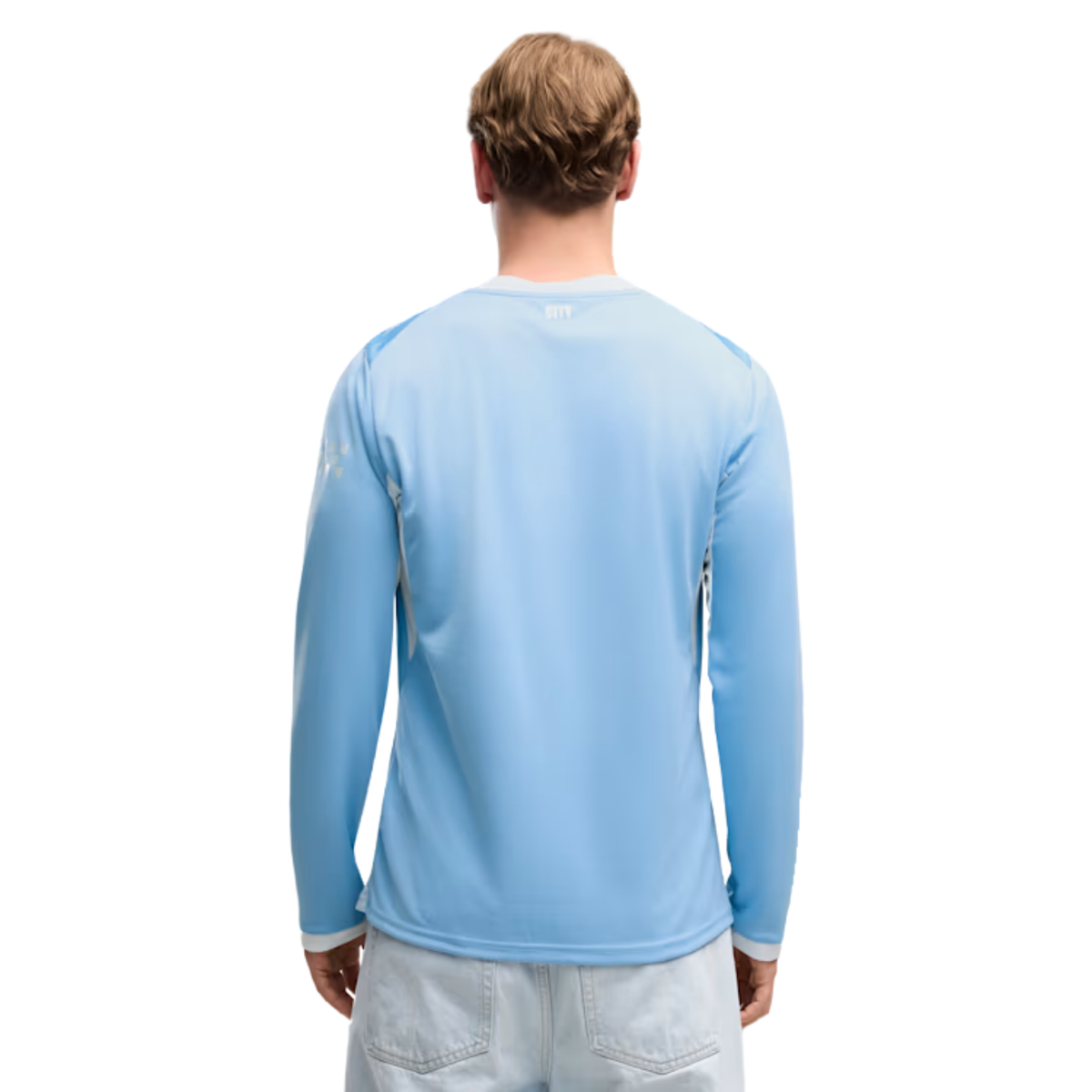Puma Mens Manchester City Long Sleeve Home Jersey 26/27 (Team Light Blue/Icey Blue)