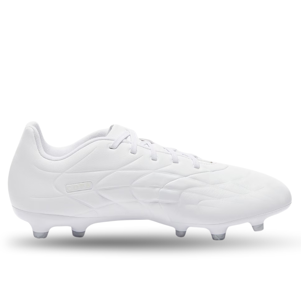 adidas Copa Pure.3 Firm Ground Soccer Cleats (White/White)