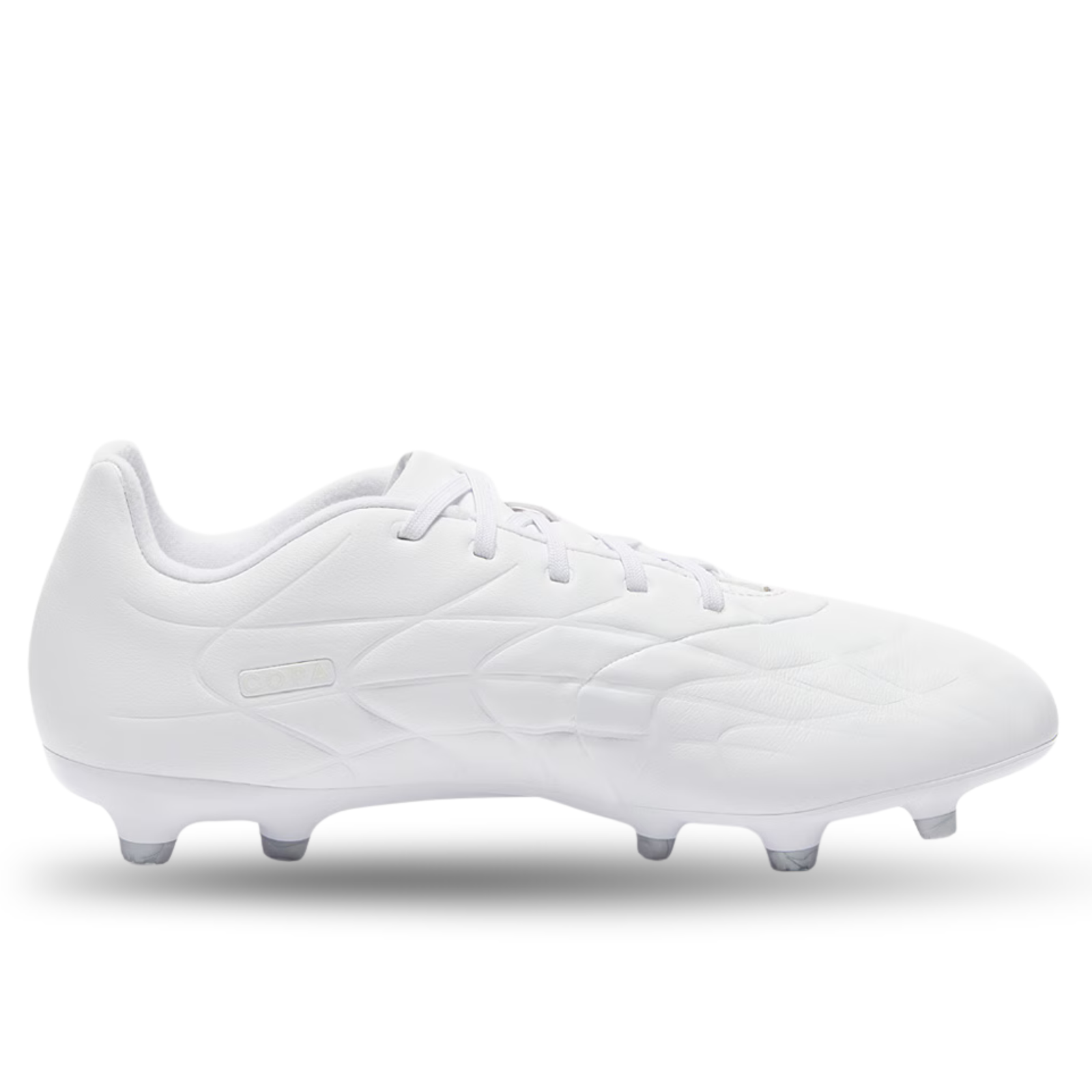 adidas Copa Pure.3 Firm Ground Soccer Cleats (White/White)