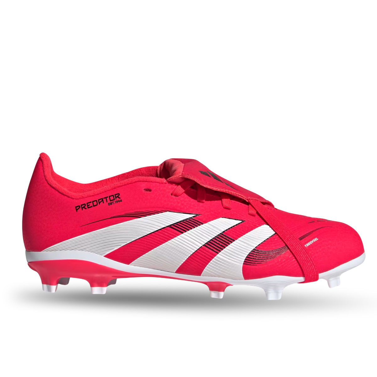 adidas Jr. Predator League FT FG Soccer Cleats (Lucid Red/White/Black)